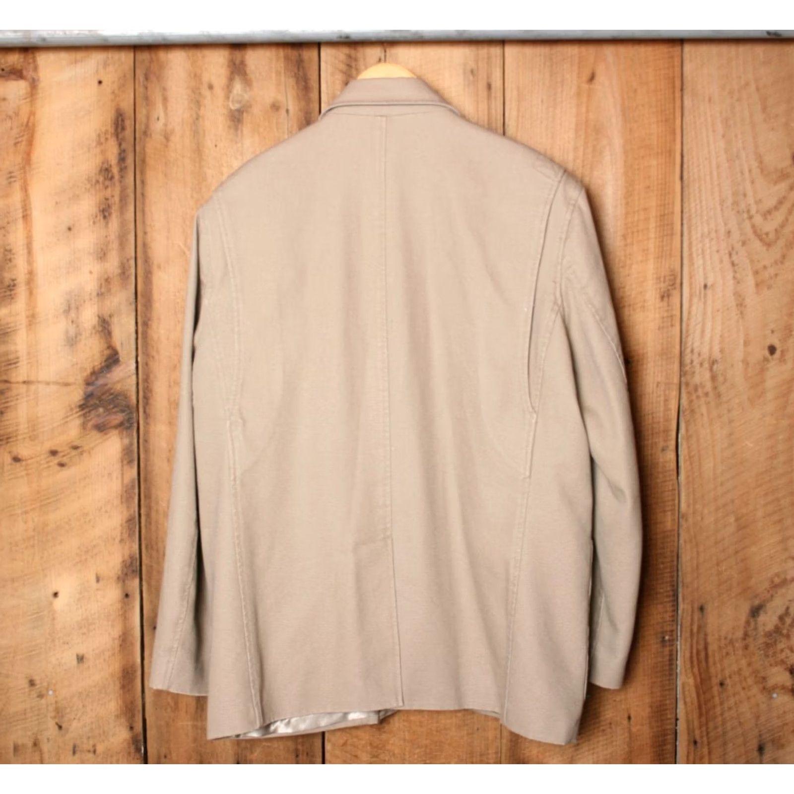 Vintage DULUTH Tan Canvas Blazer Presentation Jacket XL Men Button Closure Blazer Jacket Size 46R - 4 Thumbnail