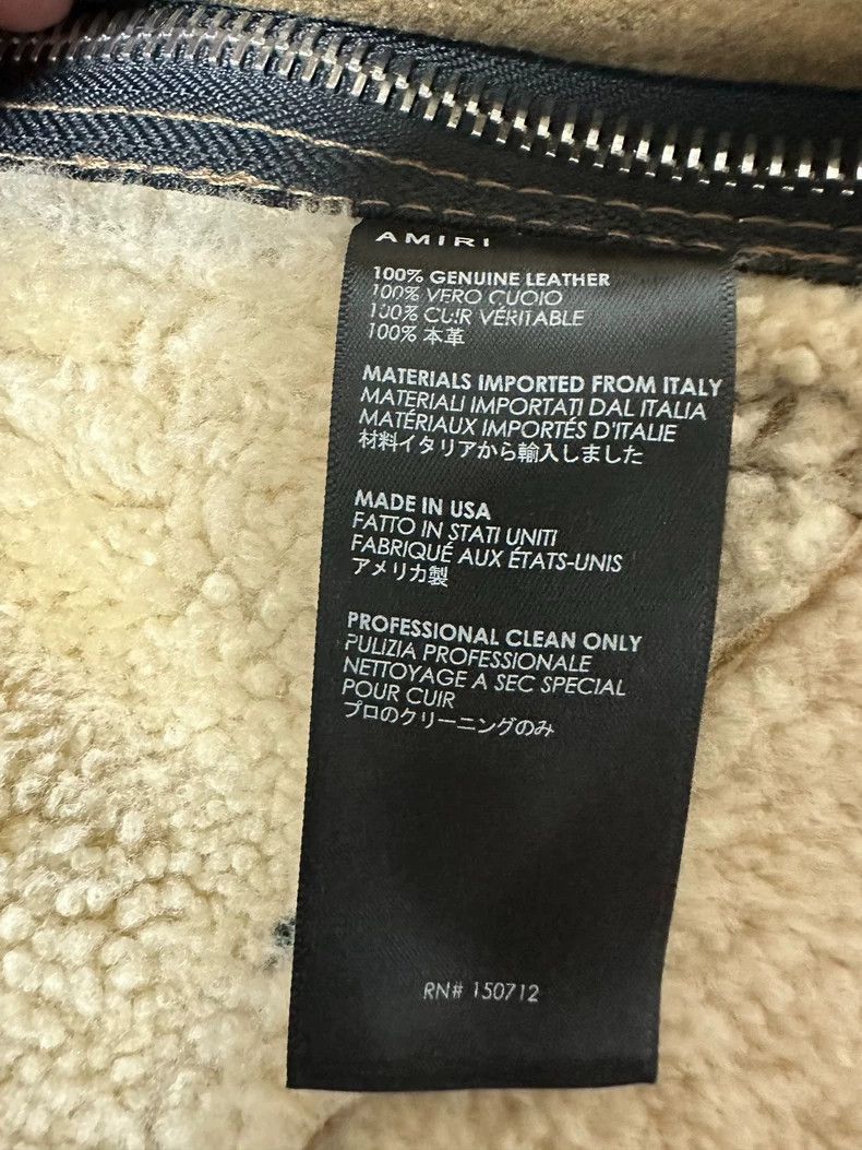 AMIRI Boris Kangaroo Leather Bidjan Saberi Cow Horse Leathe