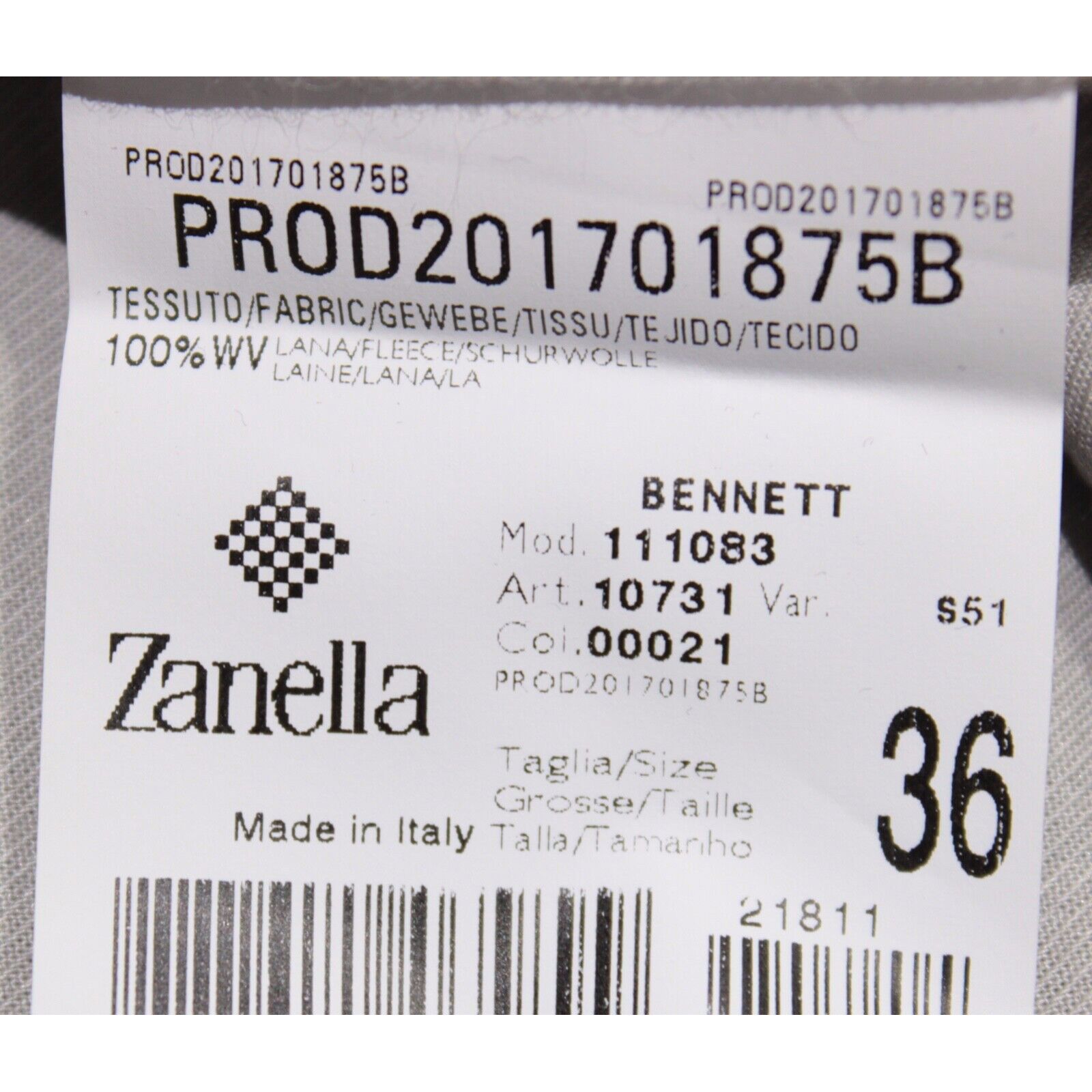Zanella Zanella New with tags Dress Pants Size 36 US In Gray Size US 36 / EU 52 - 6 Thumbnail