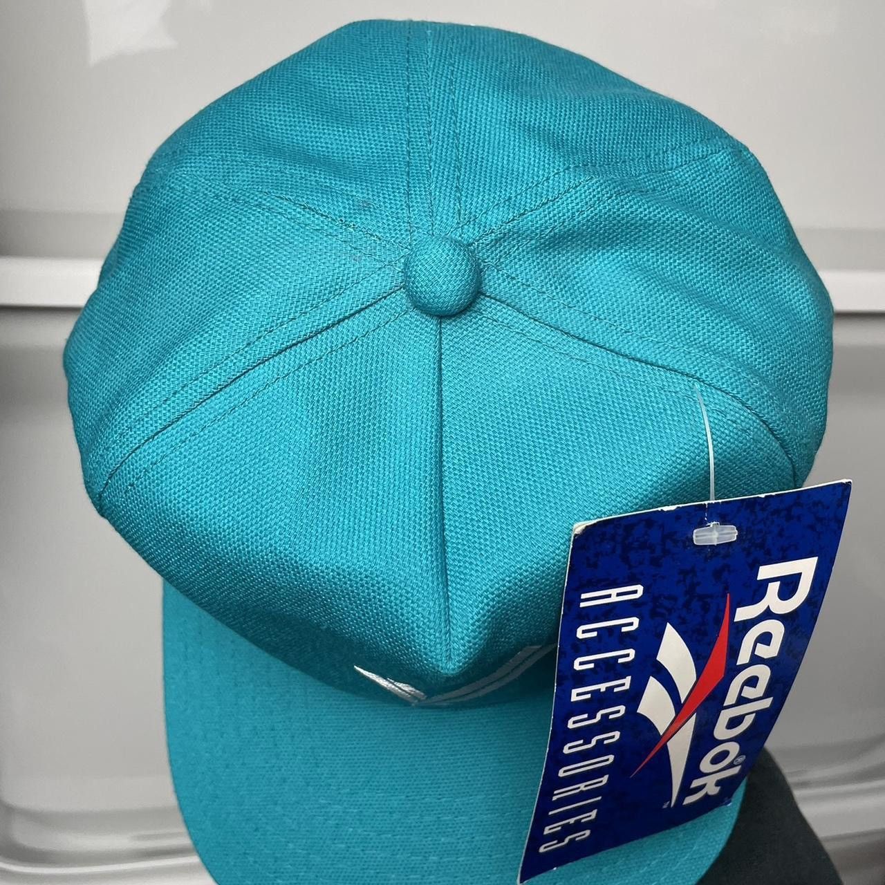 Reebok Vintage Reebok Hat Tea Blue Leather Strap NWT Commonwealth Size ONE SIZE - 6 Thumbnail