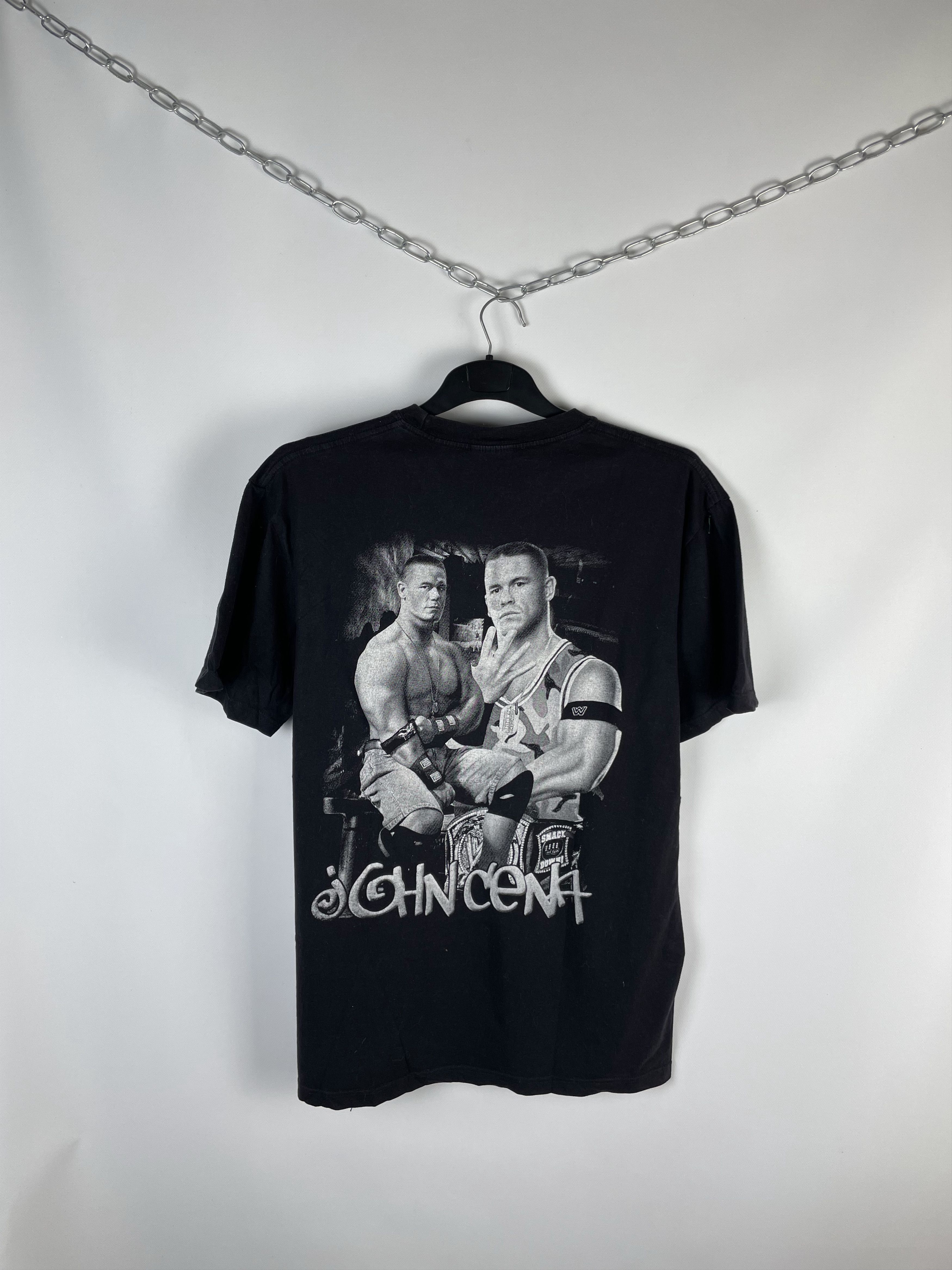 Vintage WWE John Cena Fight Hard T-Shirt Size US L / EU 52-54 / 3 - 6 Thumbnail