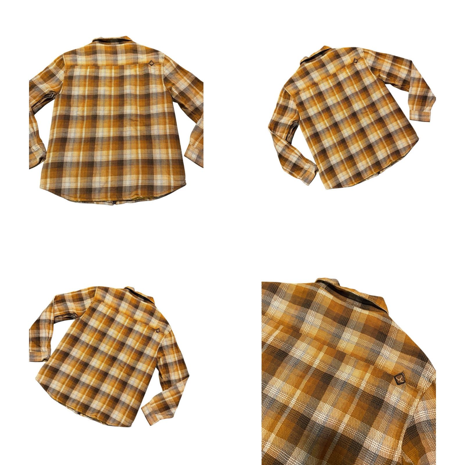 Prana VINTAGE Prana Heritage Zip Flannel Shirt Jacket Prana Heritage Zip Flannel Shirt Jacket Men L Gold Plaid Shacket Workwear Size US M / EU 48-50 / 2 - 8 Thumbnail