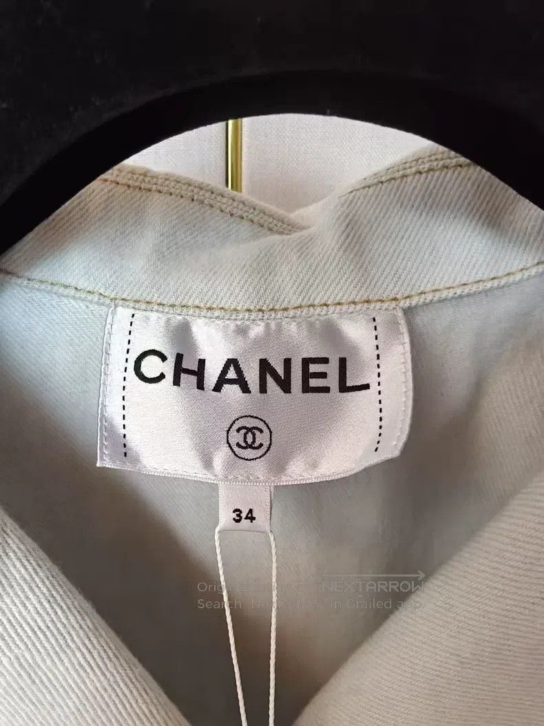 Chanel Chanel Light blue denim jacket Size XXS / US 00 / IT 34 - 5 Thumbnail