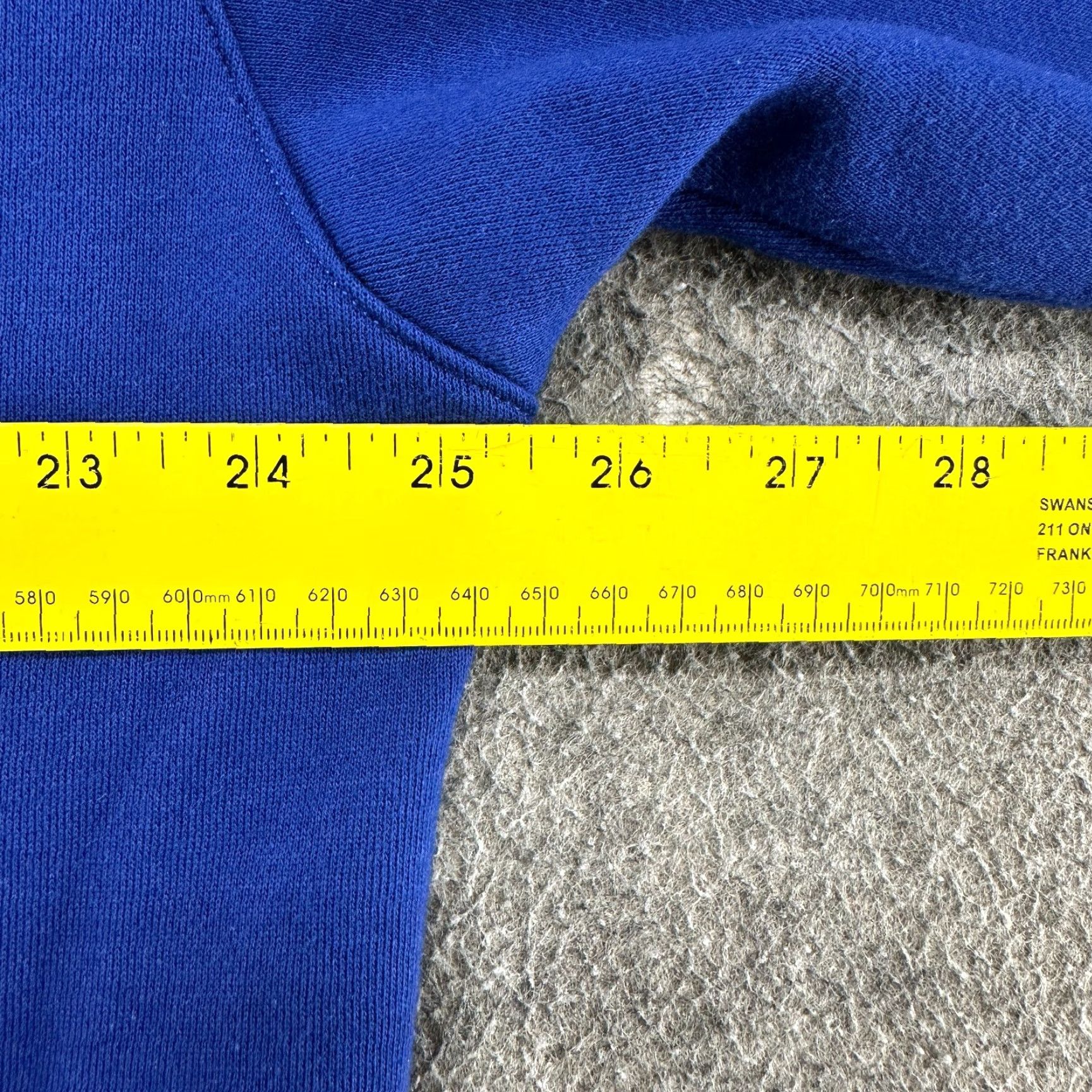 Vintage VINTAGE Samurai Rugby Hoodie Mens XL Blue Pullover Thermal Fleece Logo Drawstring Crew Neck 90s Size US XL / EU 56 / 4 - 7 Thumbnail