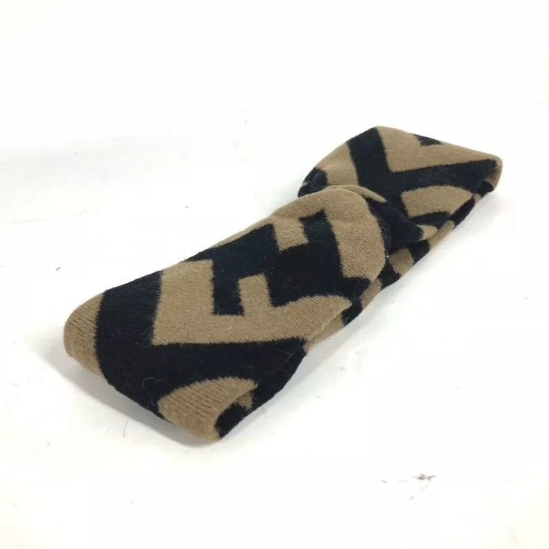 Fendi FENDI size26*8 Logo headband, hair accessory, hairpin Size ONE SIZE - 4 Thumbnail