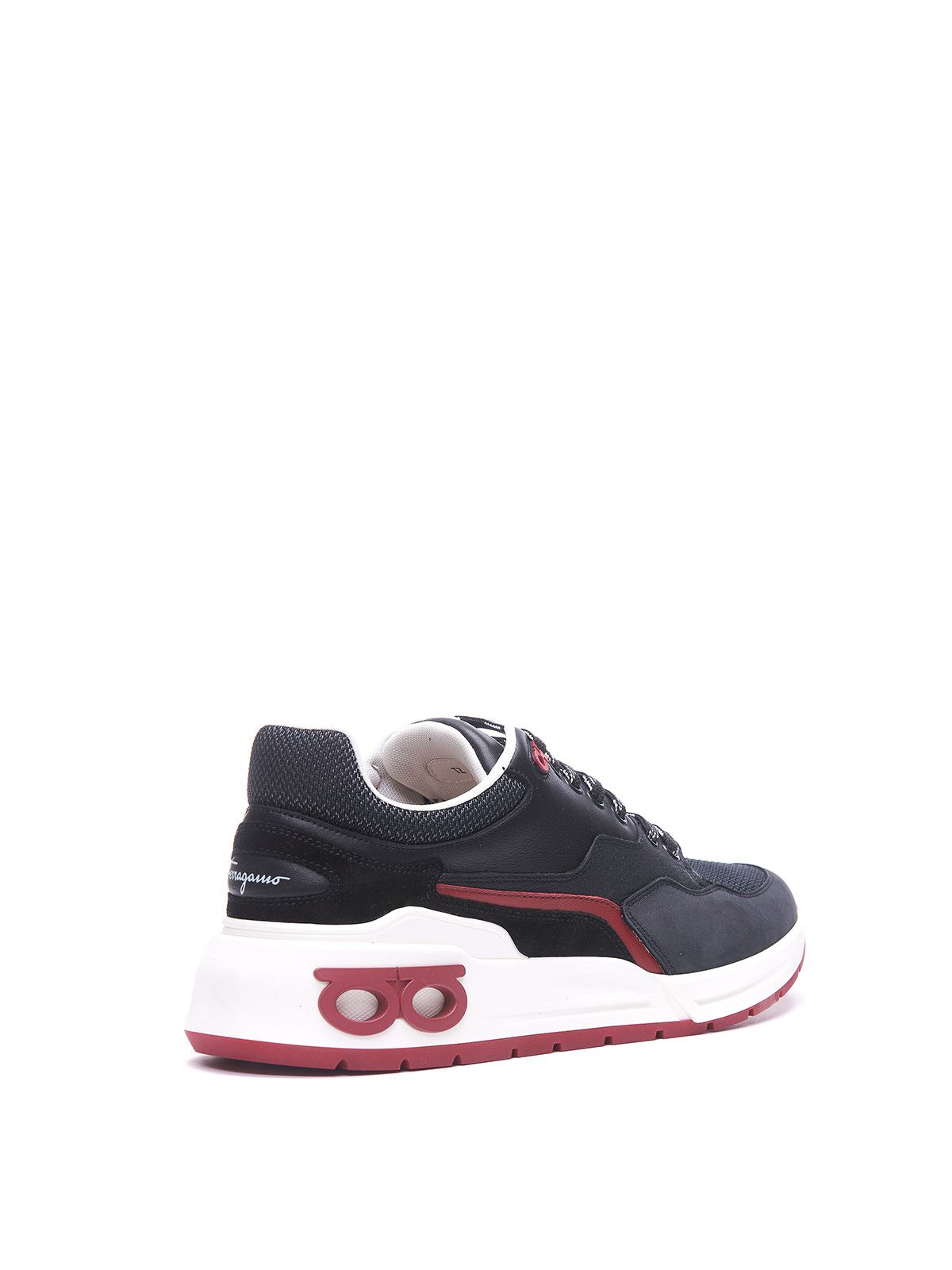 Salvatore Ferragamo o1s1rm0924 Cosma Low-Top Sneaker in Black Size US 7 / EU 40 - 2 Thumbnail