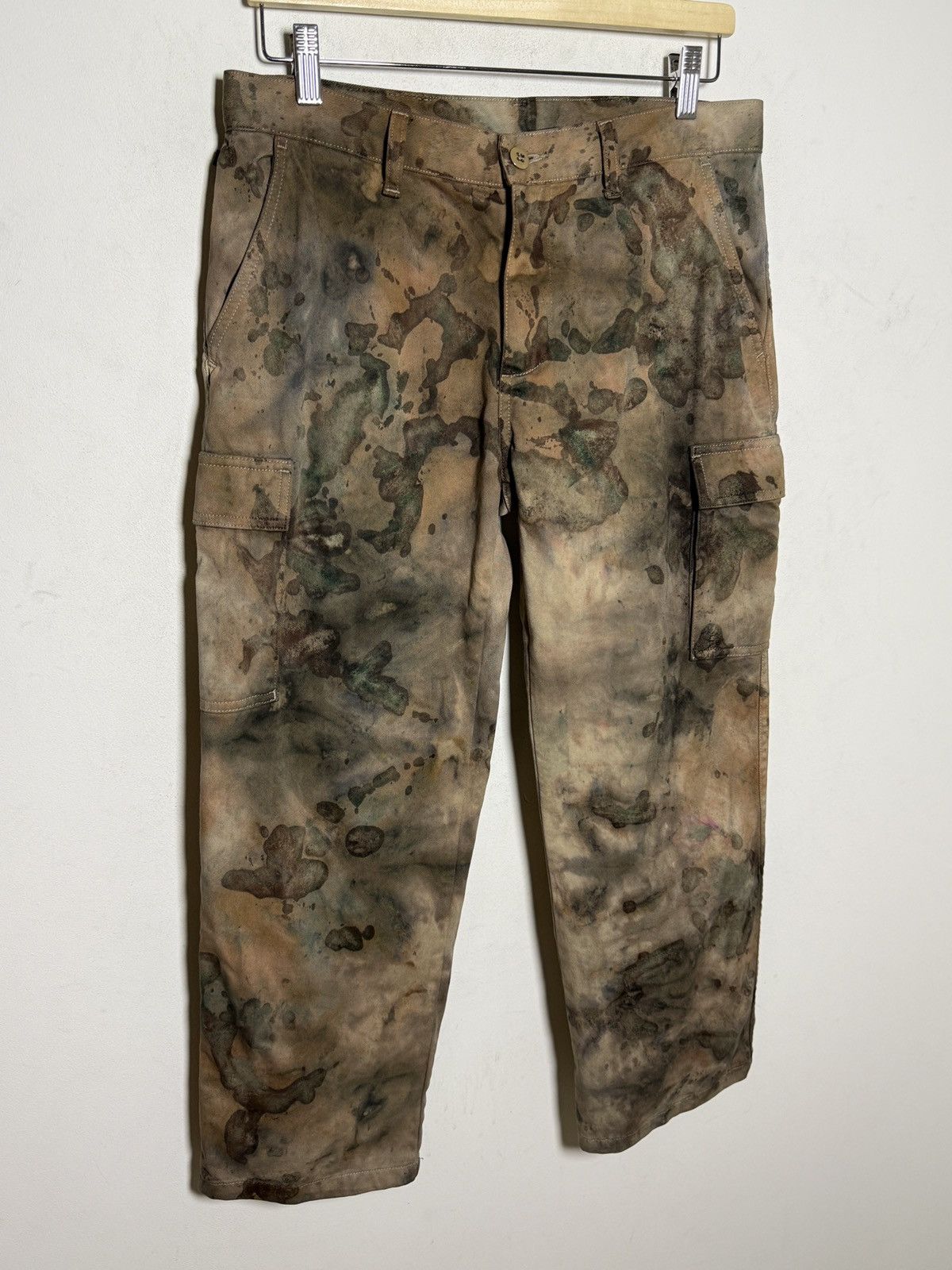 Polo Ralph Lauren ralph lauren tie dye cargo camo multipocket army pants Size US 31 - 5 Thumbnail