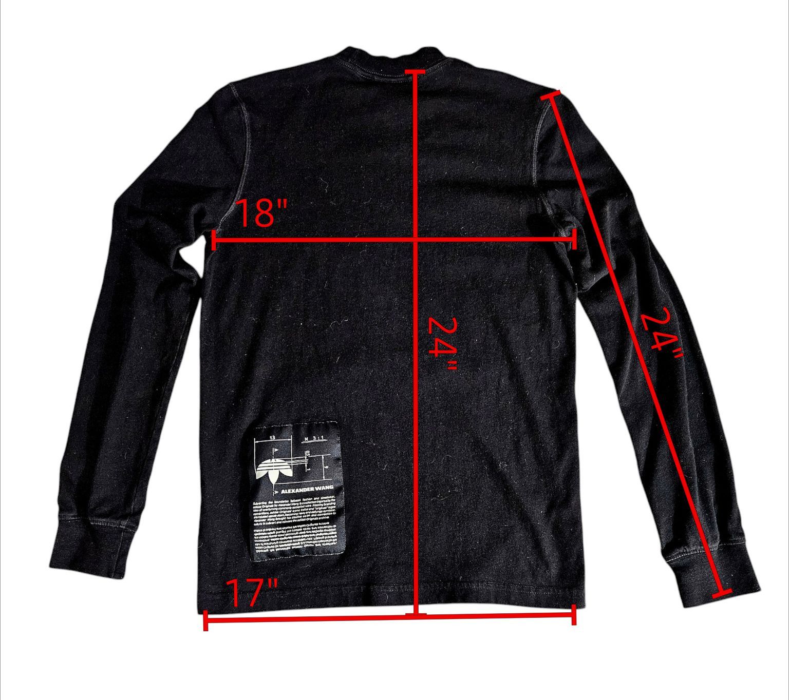 Adidas × Alexander Wang Adidas Originals by Alexander Wang Long Sleeve Graphic Tee Size US XS / EU 42 / 0 - 3 Thumbnail