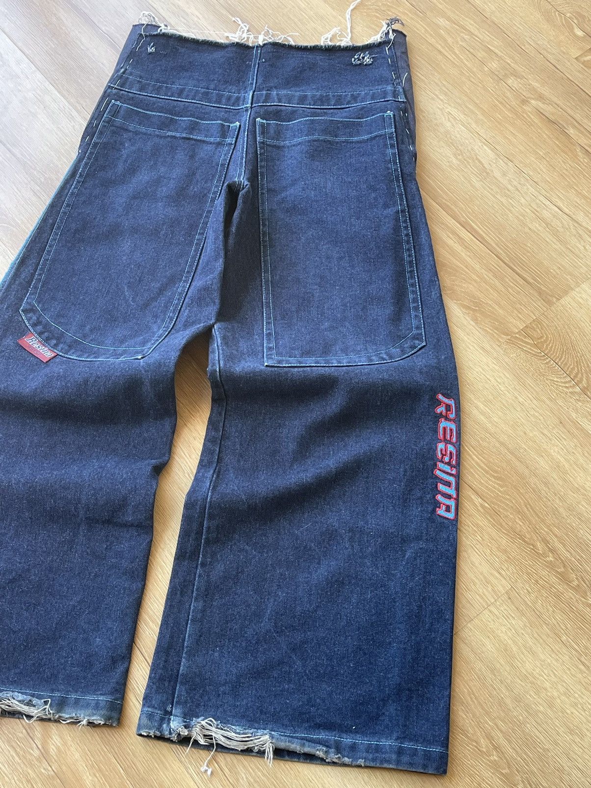 JNCO JNCO Style Resina Baggy Denim Jeans Wide Leg Y2K HipHop 90s Size US 30 / EU 46 - 4 Thumbnail
