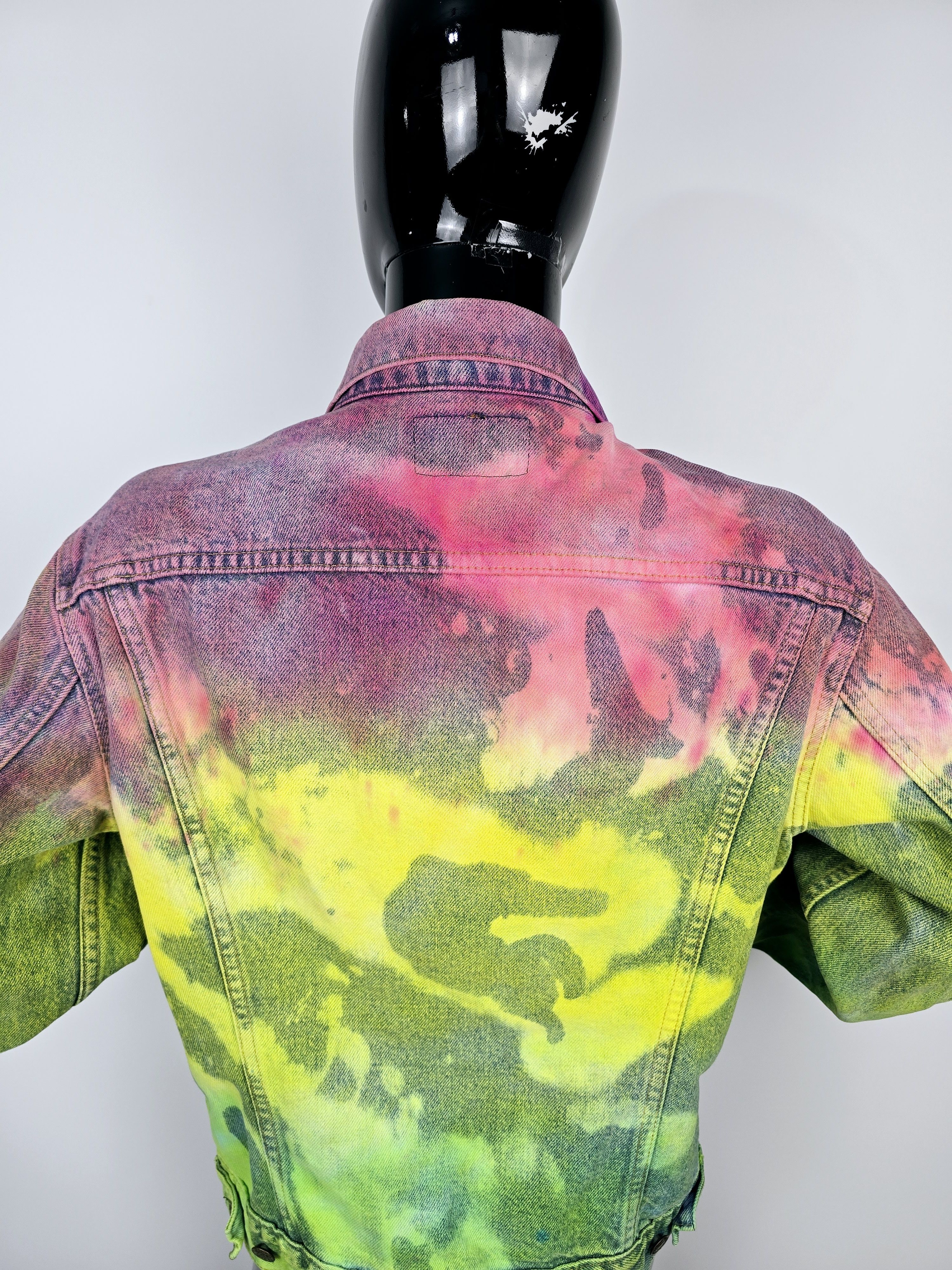 Levi's × Levi's Vintage Clothing Vintage Levi's Tie-Dye Studded Denim Jacket - Made in USA Size L / US 10 / IT 46 - 15 Thumbnail