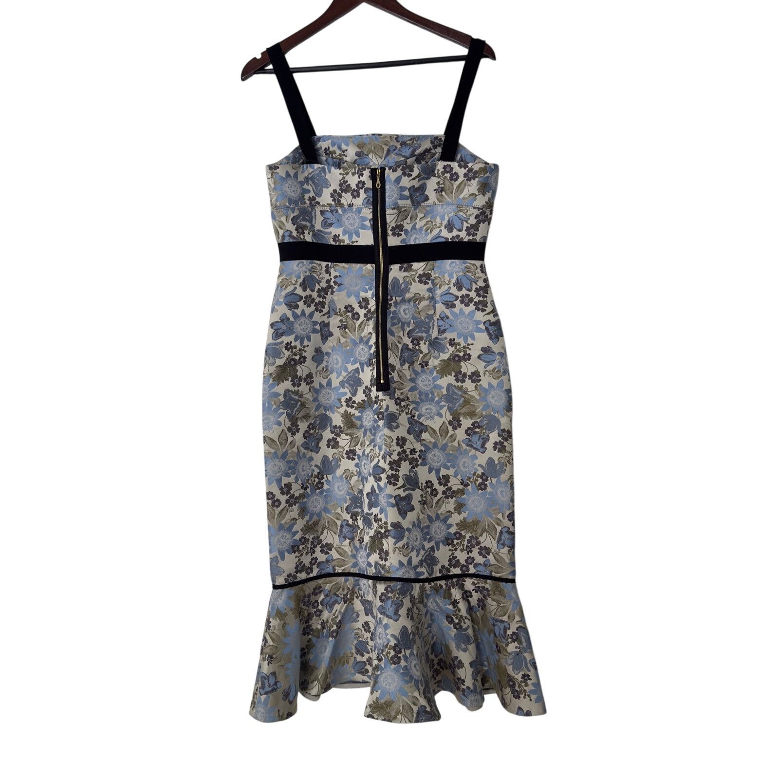Erdem NWT ERDEM Eunice Jacquard Knee Length Dress - Sz 8 US Size M / US 6-8 / IT 42-44 - 2 Thumbnail