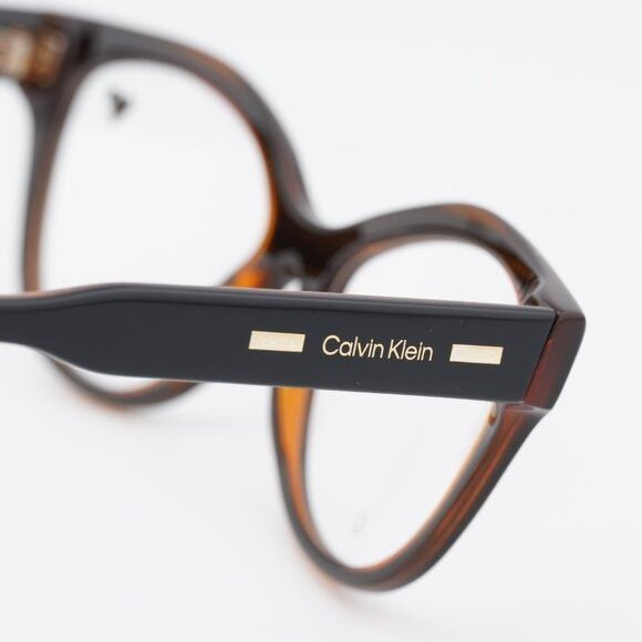 Calvin Klein Calvin Klein CK23541 008 Eyeglasses Black/Brown 53mm Cat Eye Size ONE SIZE - 10 Thumbnail