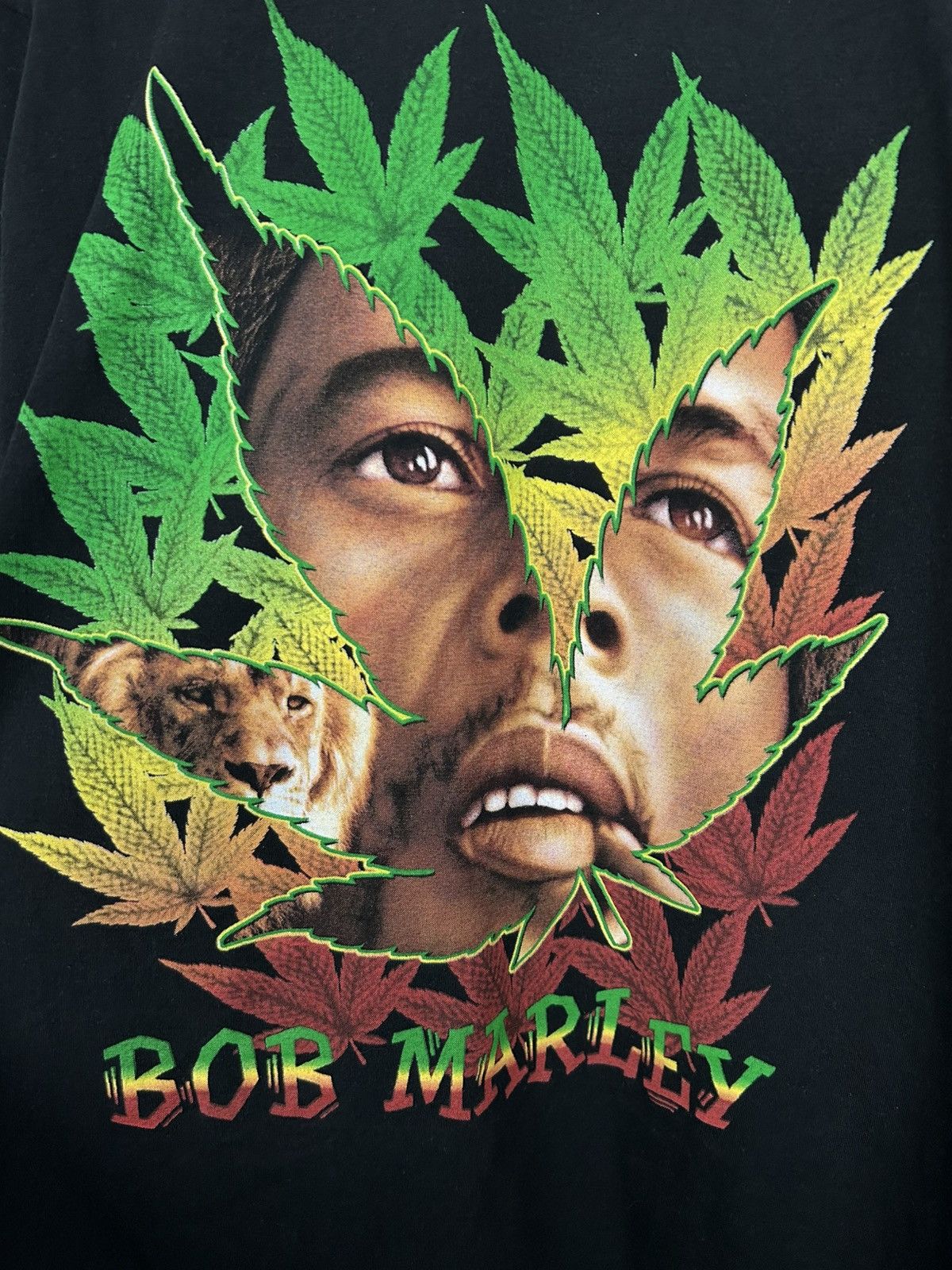 Band Tees Vintage Bob Marley Band Tee Reggae 90s Made in USA Graphic Size US XL / EU 56 / 4 - 3 Thumbnail