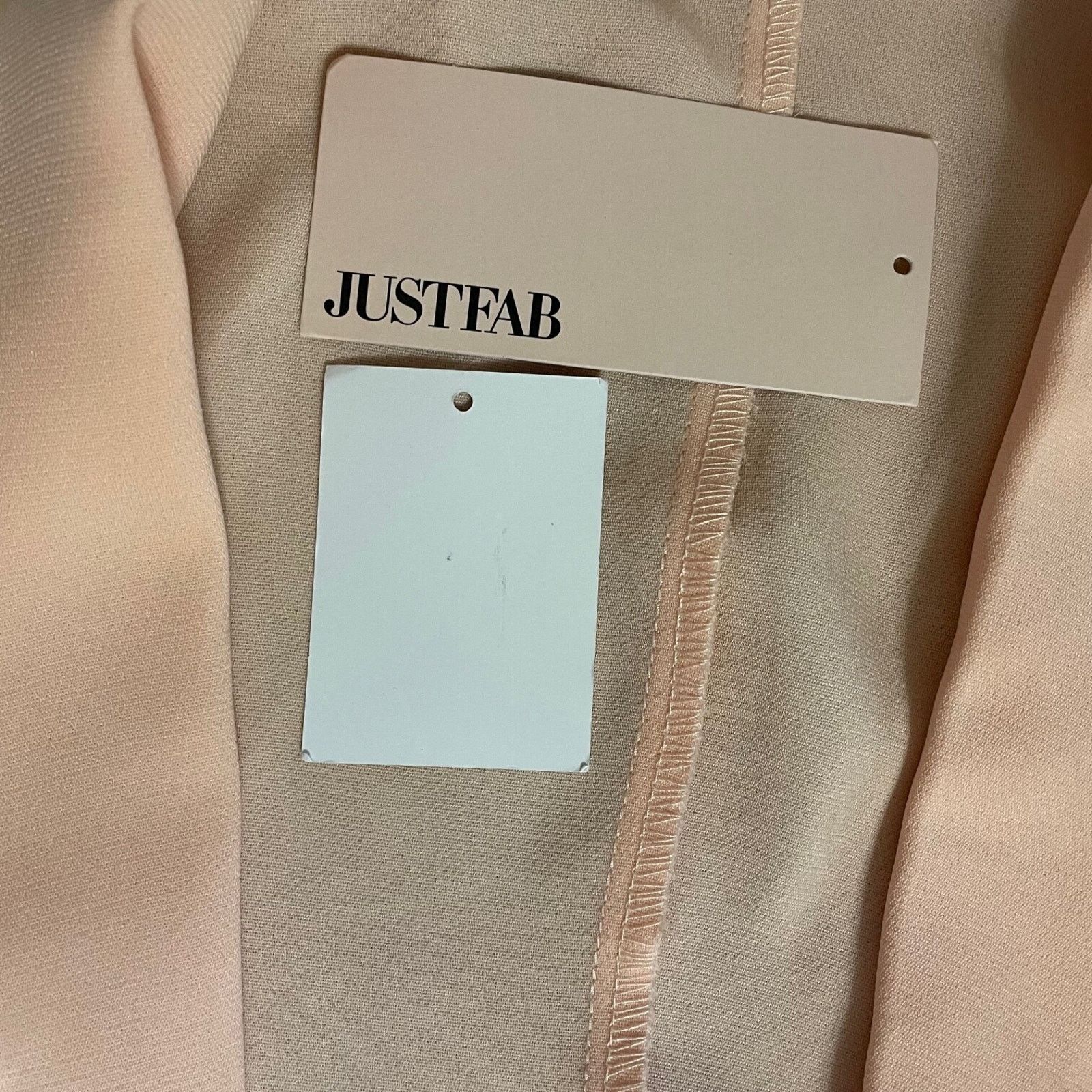 Other JUSTFAB Women's XL Blazer Jacket Open Front Blush PINK Size XL / US 12-14 / IT 48-50 - 12 Thumbnail