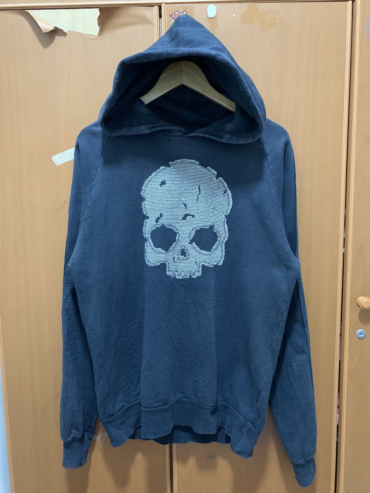 HYDROGEN Hydrogen grunge archive skull goth hoodie Size US XL / EU 56 / 4 - 1 Thumbnail