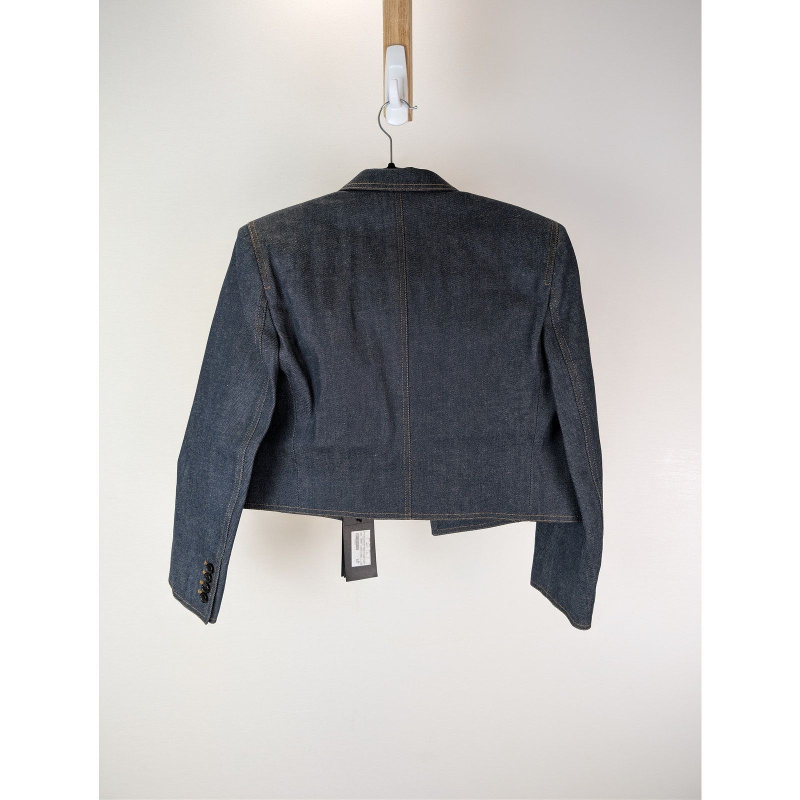 Saint Laurent Paris o1rshd1 Veste Jean Tailleur tailored denim jacket Deep Blue Size M / US 6-8 / IT 42-44 - 15 Thumbnail