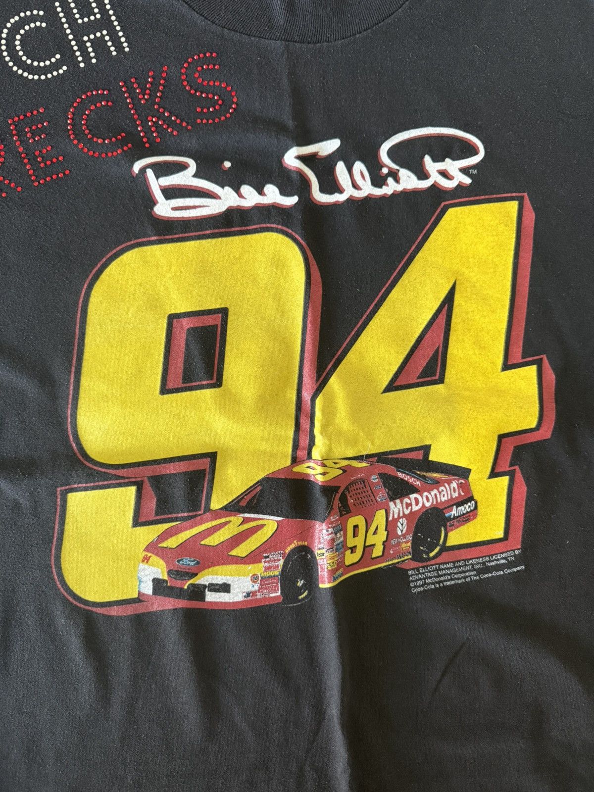 NASCAR Bill Elliot NASCAR vintage tee Size US XL / EU 56 / 4 - 1 Thumbnail