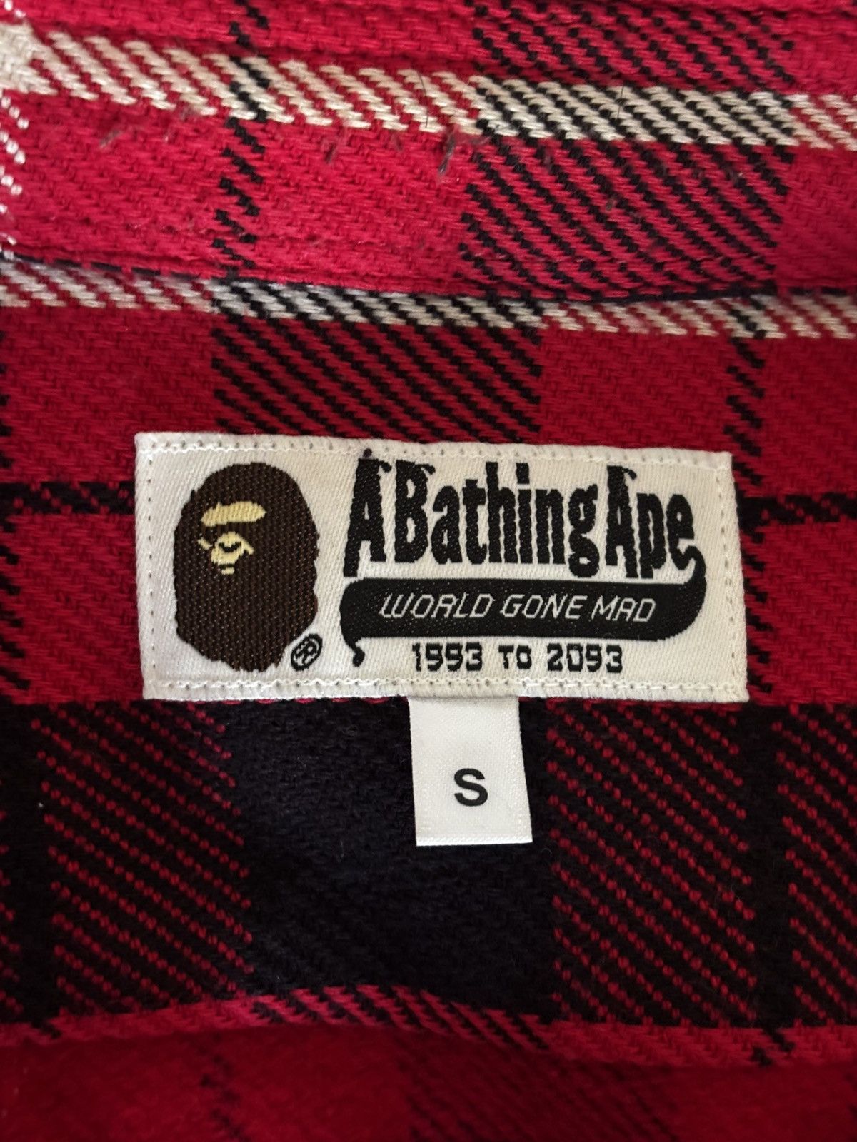 Bape Authentic ape bape shark flannel shirt S mint Size US S / EU 44-46 / 1 - 4 Thumbnail