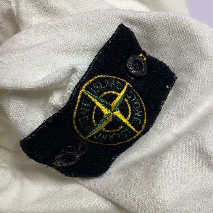 Stone Island Stone Island White Fleece Crewneck Sweatshirt -2506 Size US XXL / EU 58 / 5 - 9 Thumbnail