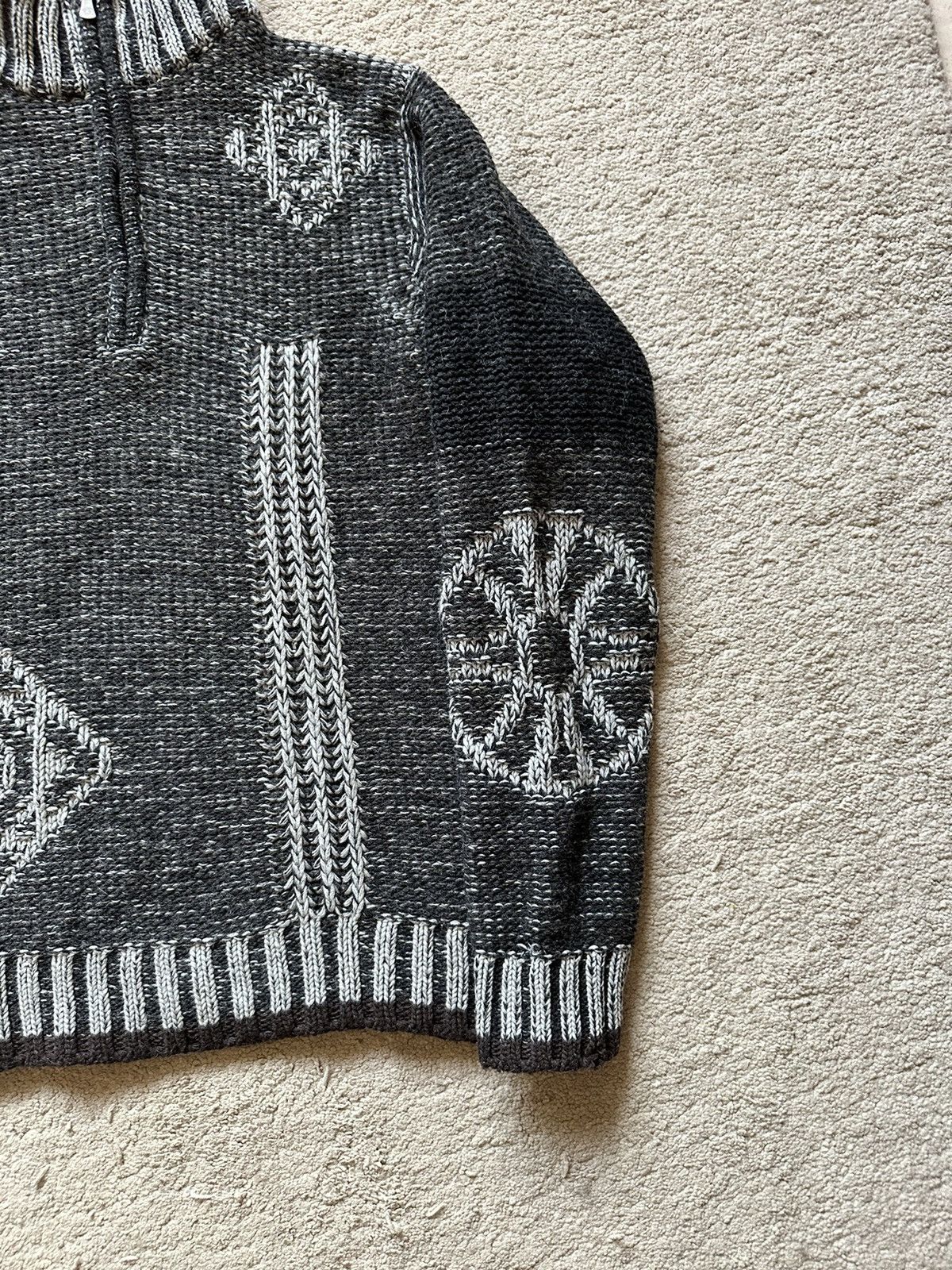 Versace 2000s Versace Heavy Cable Knitted Sweater Size US L / EU 52-54 / 3 - 8 Thumbnail