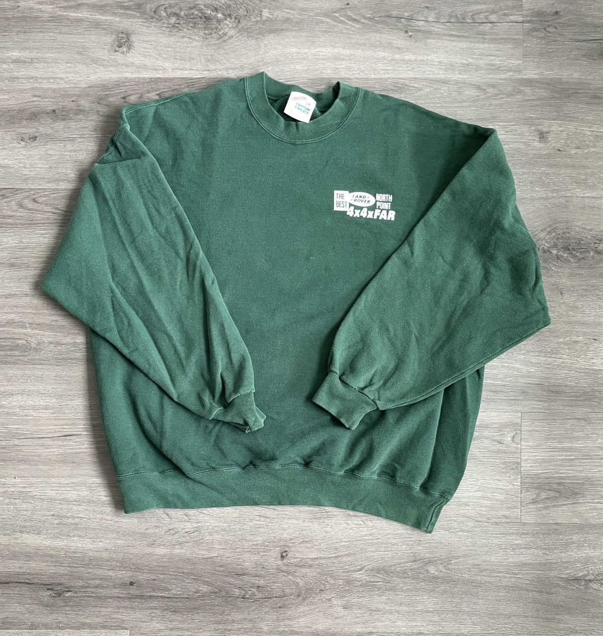 Jerzees × Vintage Vintage Land Rover “4 x 4 x Far Promo” T-shirt (Sz. XXL) Size US XXL / EU 58 / 5 - 1 Thumbnail