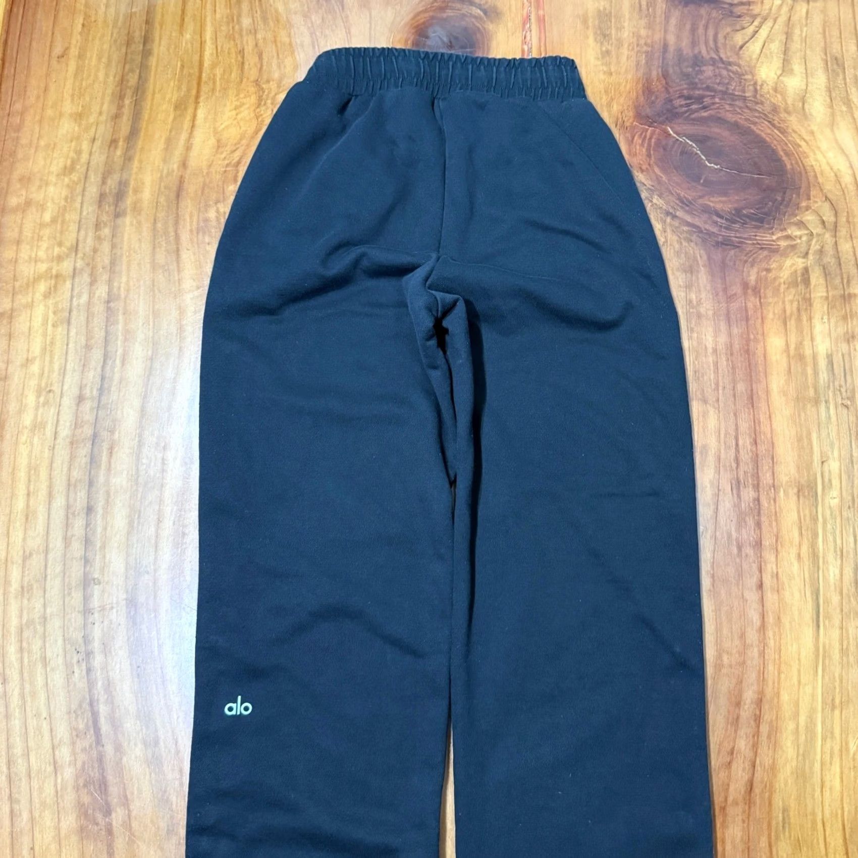 Alo Yoga ALO Yoga ALO Tearaway Snap Pants XS Wide Athletic Cotton High Rise Black Casual Womens XS Size 26" / US 2 / IT 38 - 5 Thumbnail