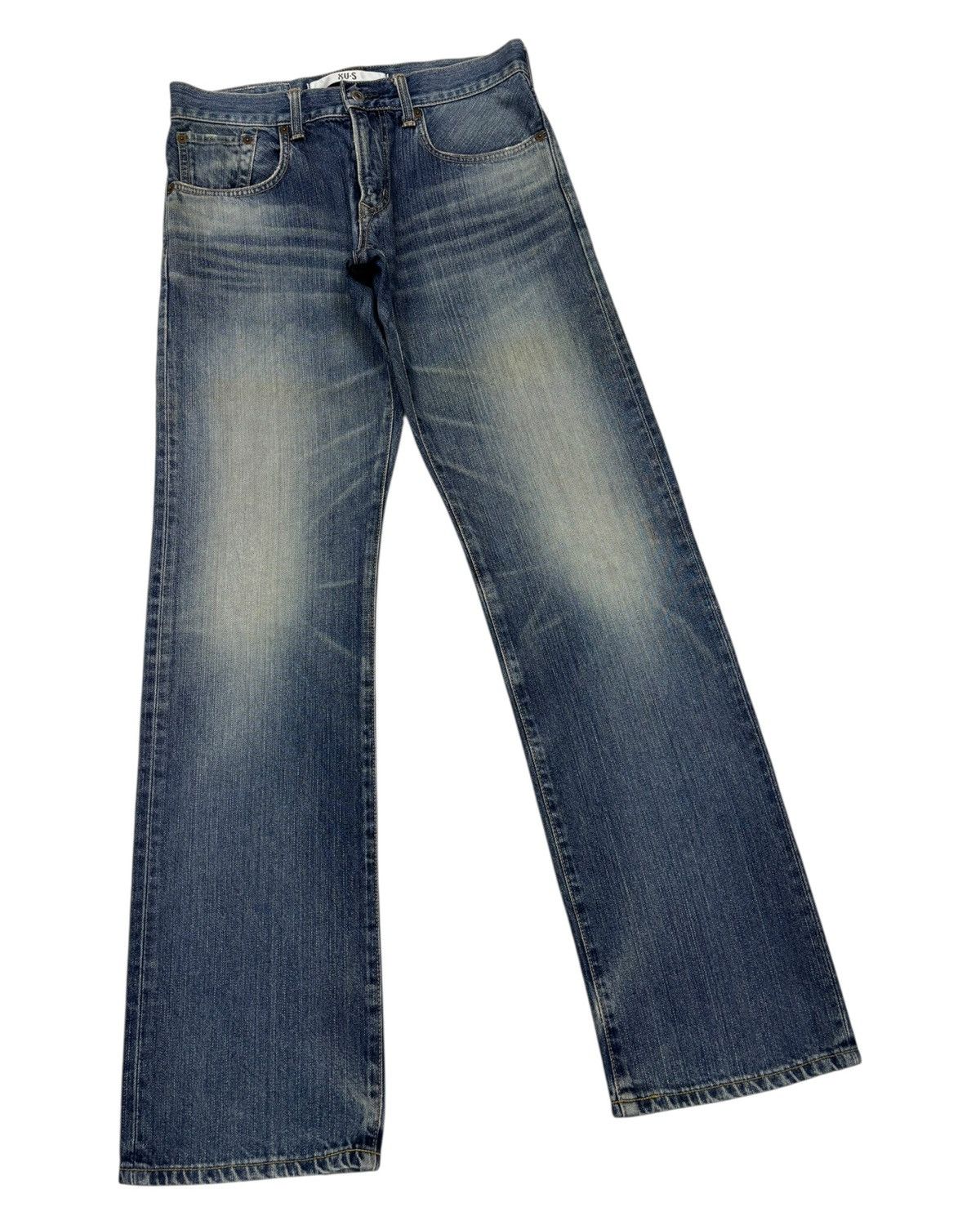 Kapital Edwin XV-S Claw Mark Japan Distressed Denim Jeans Size US 31 - 3 Thumbnail