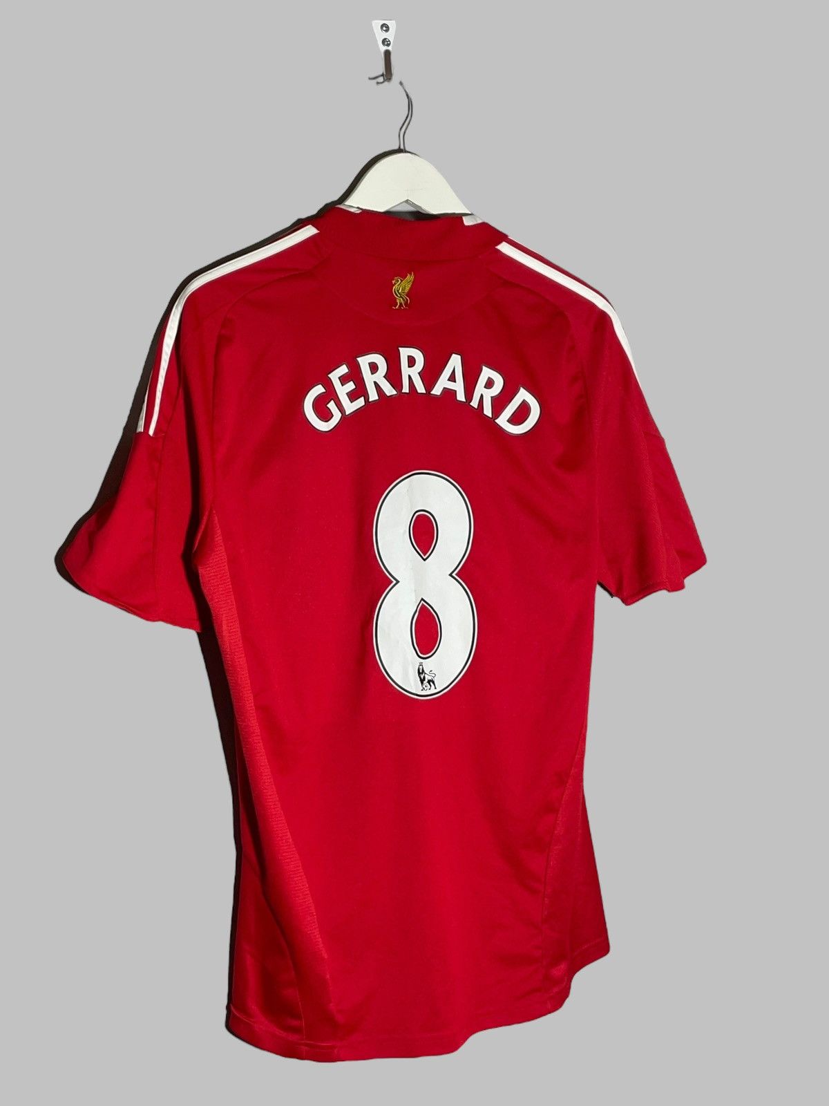 Adidas #8 Steven Gerrard Liverpool Adidas 2008/09 Football Shirt Size US M / EU 48-50 / 2 - 14 Thumbnail