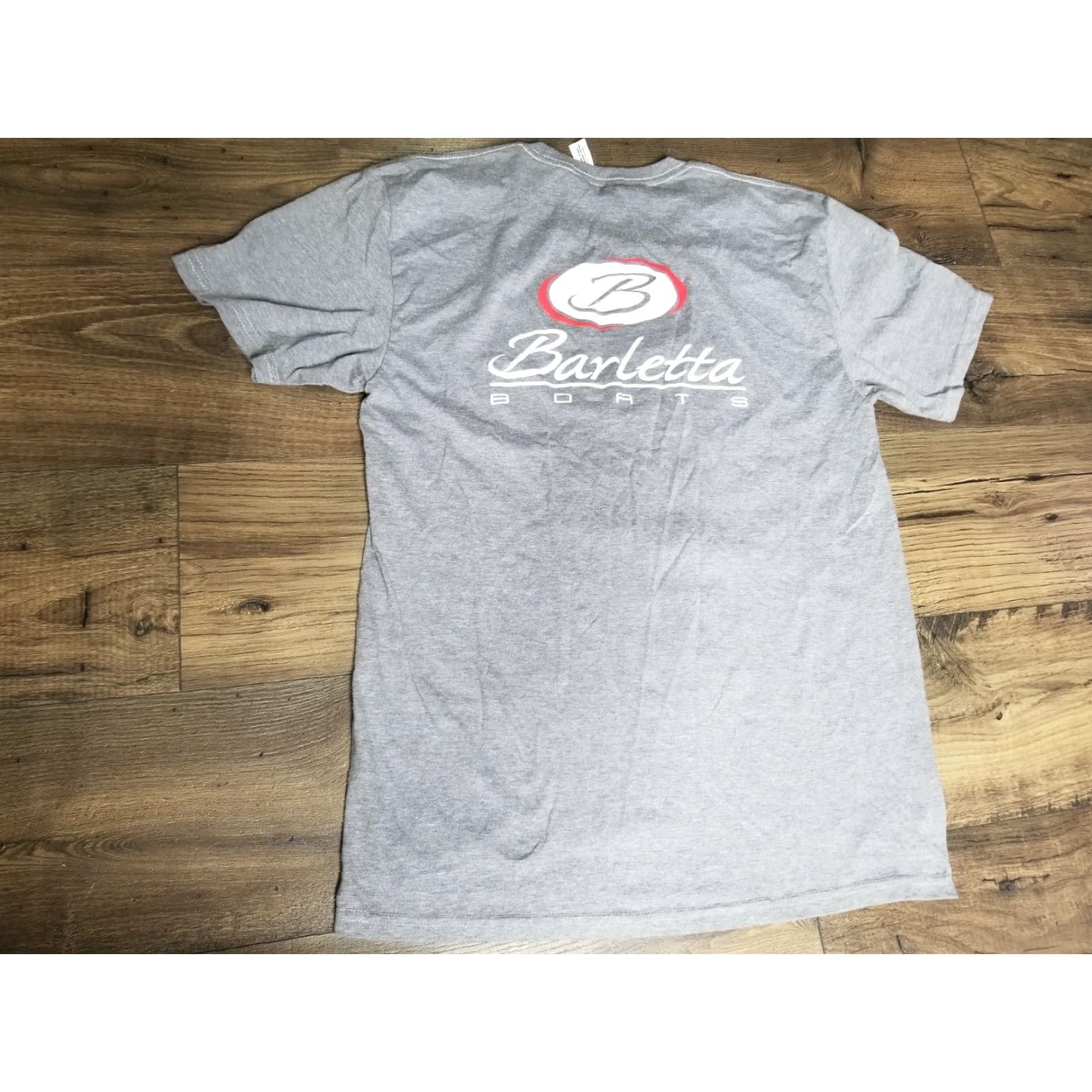 Next Level Next Level Mens L T Shirt Action Watersports Promo Double-Sided Graphic Tee Short Sleeve Crew Neck Grey 100% Cotton Size US L / EU 52-54 / 3 - 2 Thumbnail