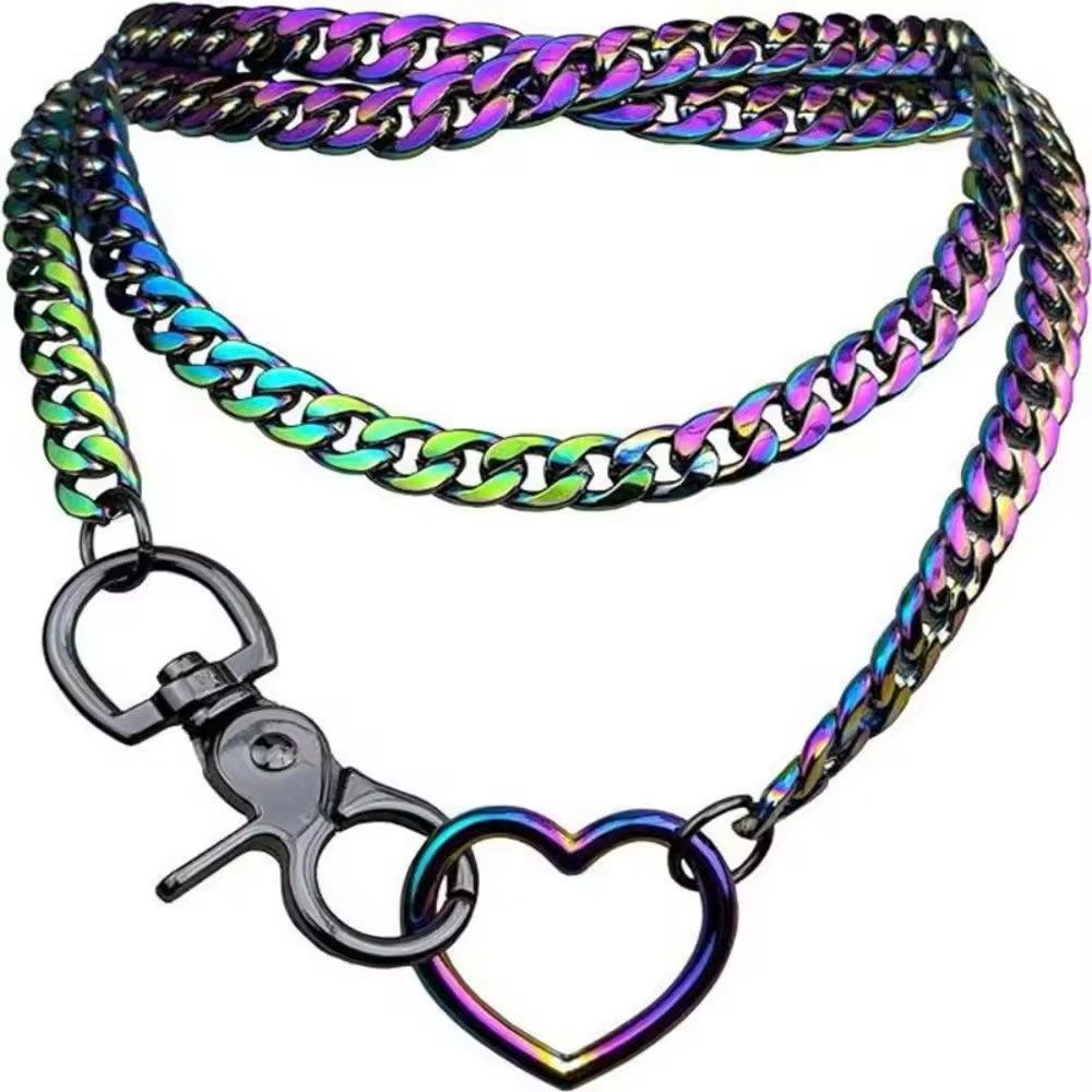 Jewelry Heart O-Ring Slip Chain Necklace Size ONE SIZE - 2 Thumbnail