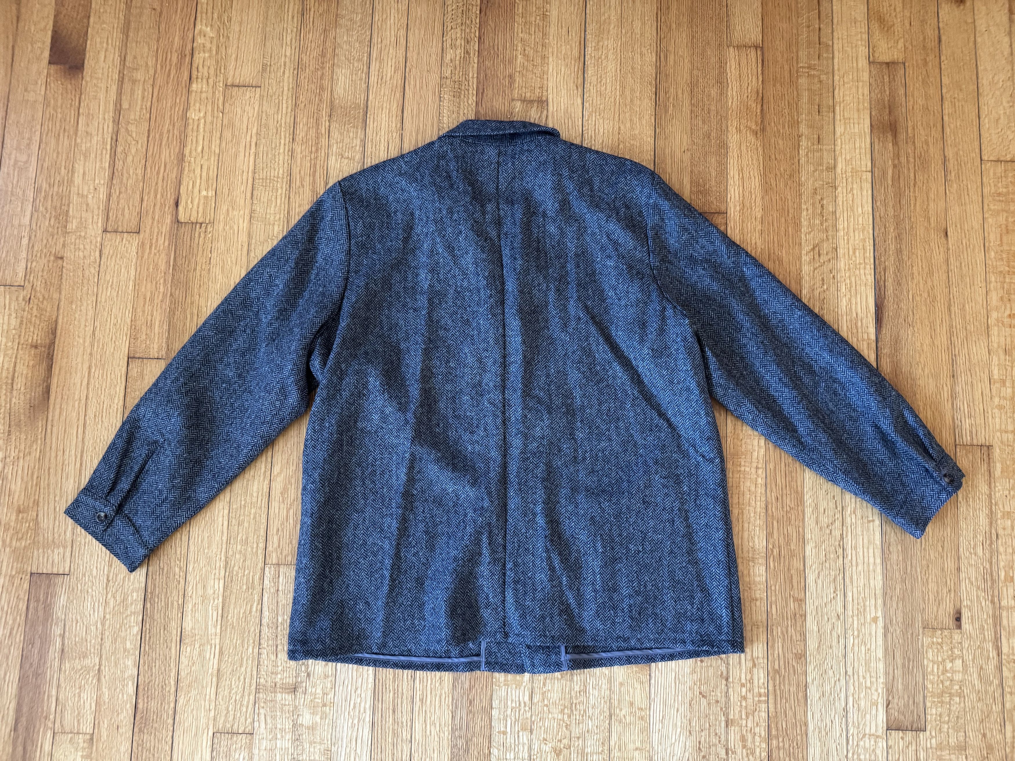 Quaker Marine Supply Quaker Marine Supply Grey Shetland Wool Loafer Jacket XXL Size US XXL / EU 58 / 5 - 2 Thumbnail