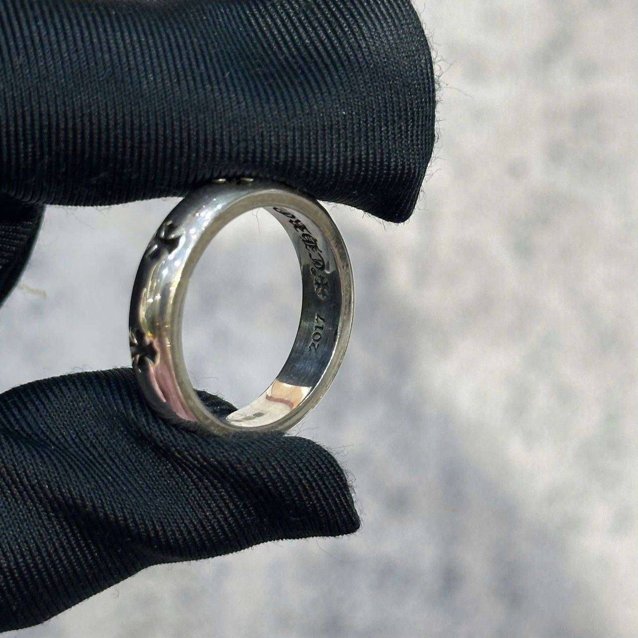 Chrome Hearts CHROME HEARTS PLUS BAND ring silver Size ONE SIZE - 7 Thumbnail