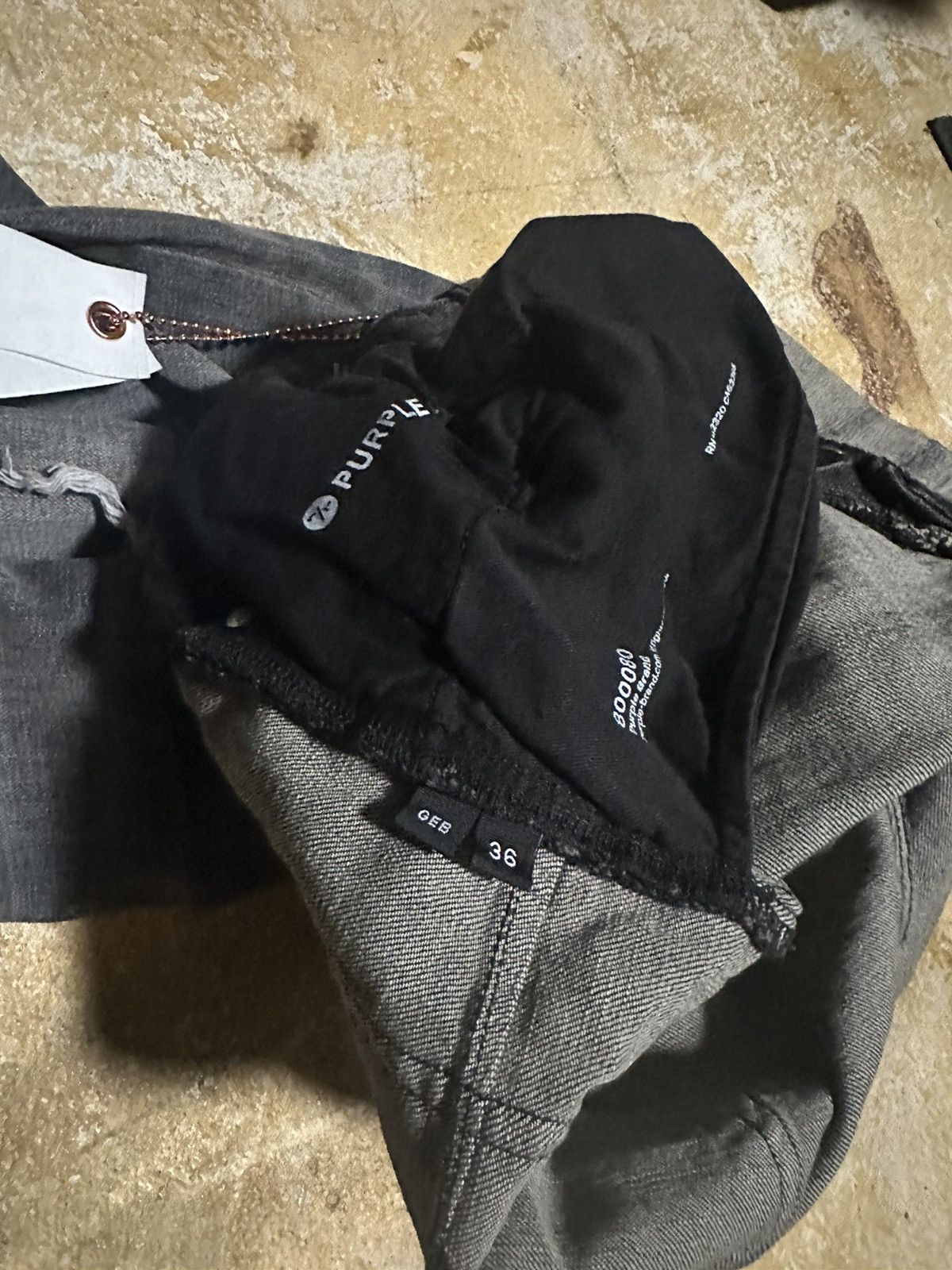 Purple Brand Purple Brand Denim Black Jeans With Knee Rips Size 36 Size US 36 / EU 52 - 9 Thumbnail