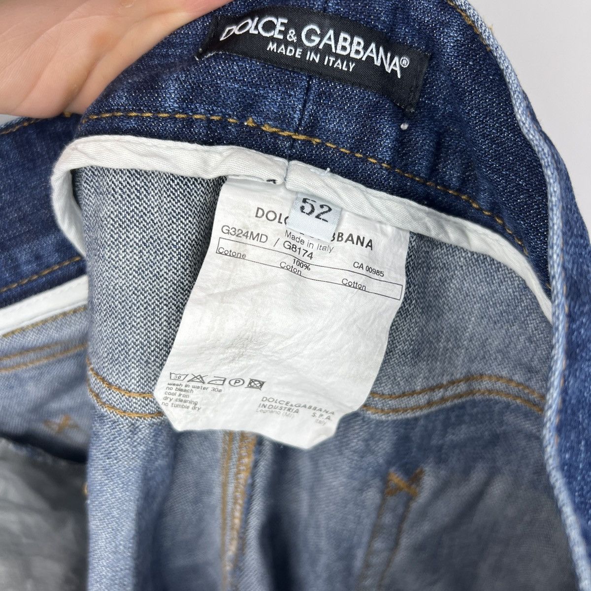 Dolce & Gabbana Dolce & Gabbana Love Jeans Denim Pants D&G Distressed Y2K Size US 34 / EU 50 - 11 Thumbnail