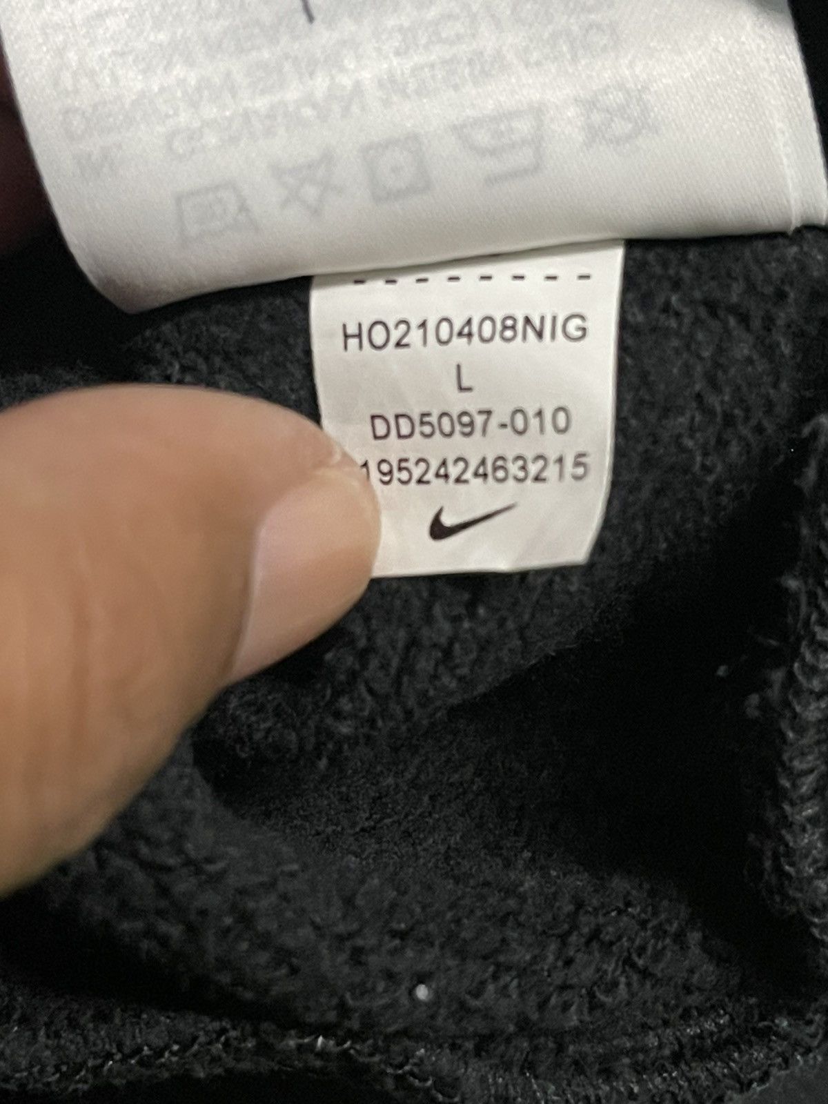 Nike NIKE Icon Clash Cropped Fleece Hoodie Black L Size L / US 10 / IT 46 - 6 Thumbnail