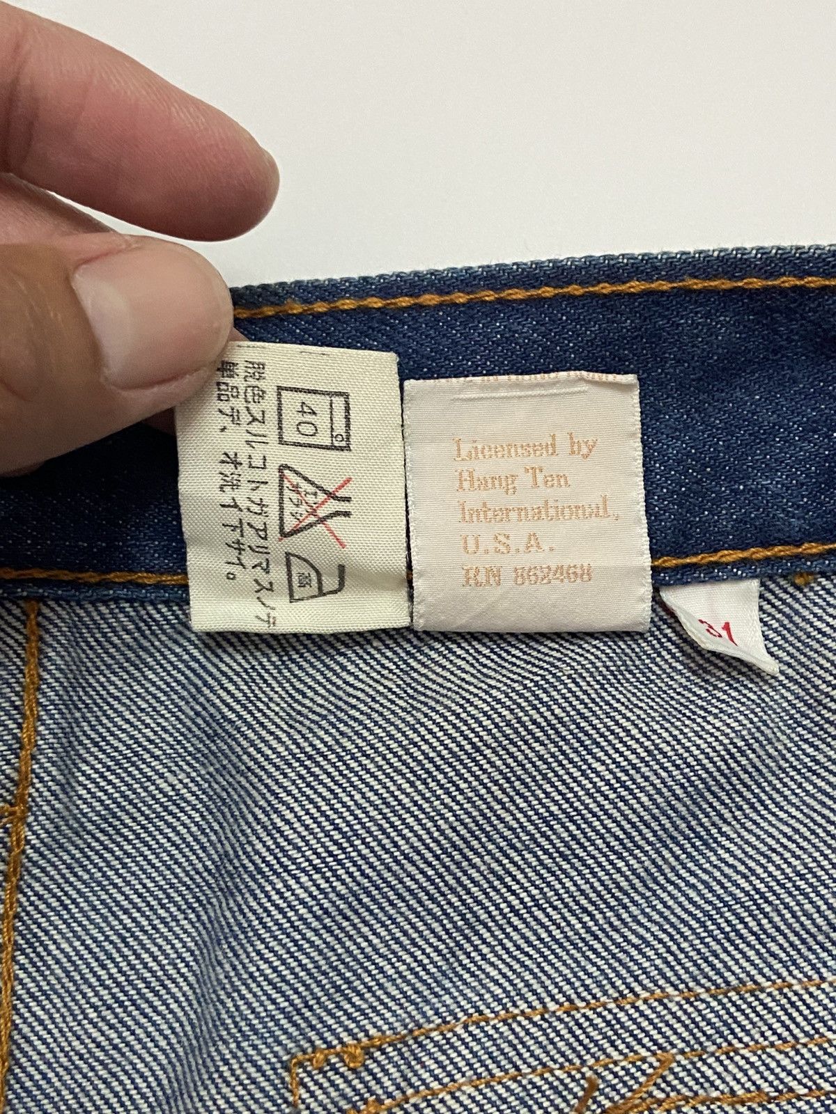Other VINTAGE HANG TEN FLARE JEANS Size US 30 / EU 46 - 11 Thumbnail