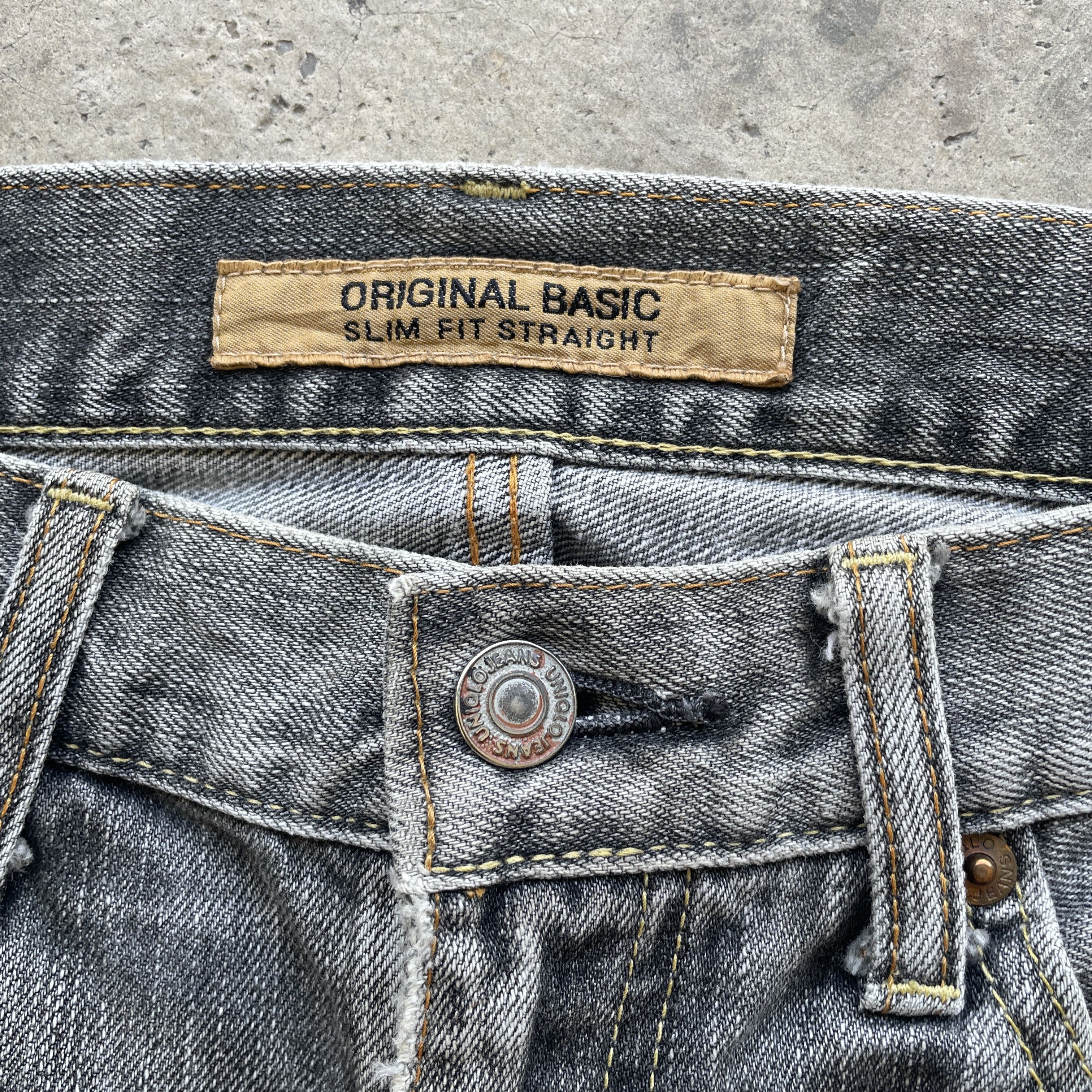 Japanese Brand × Jean × Vintage VINTAGE JAPANESE DISTRESSED BLACK FADED JEANS PANTS W31 Size US 31 - 5 Thumbnail