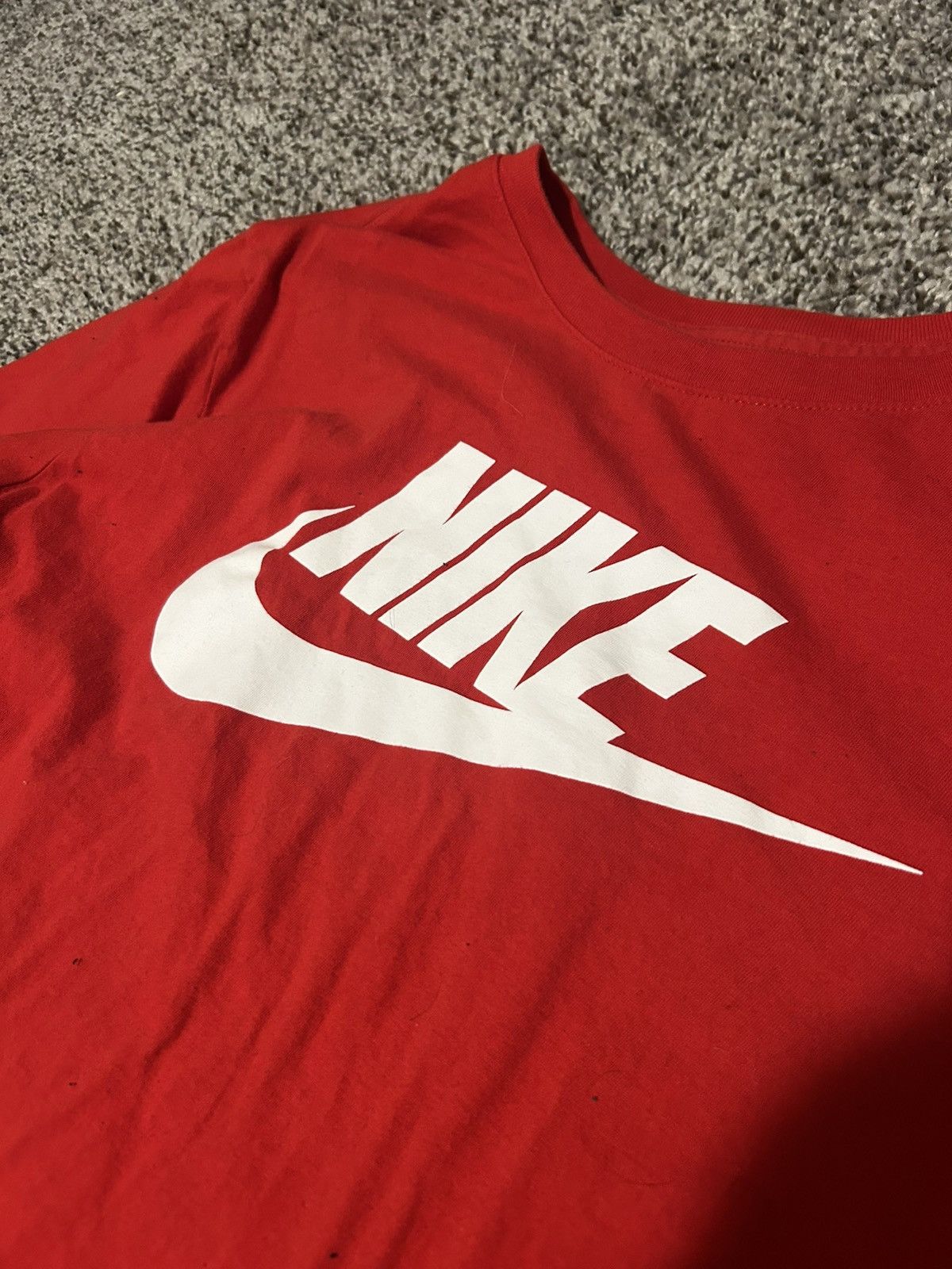 Nike Nike red logo tee Size US M / EU 48-50 / 2 - 3 Thumbnail
