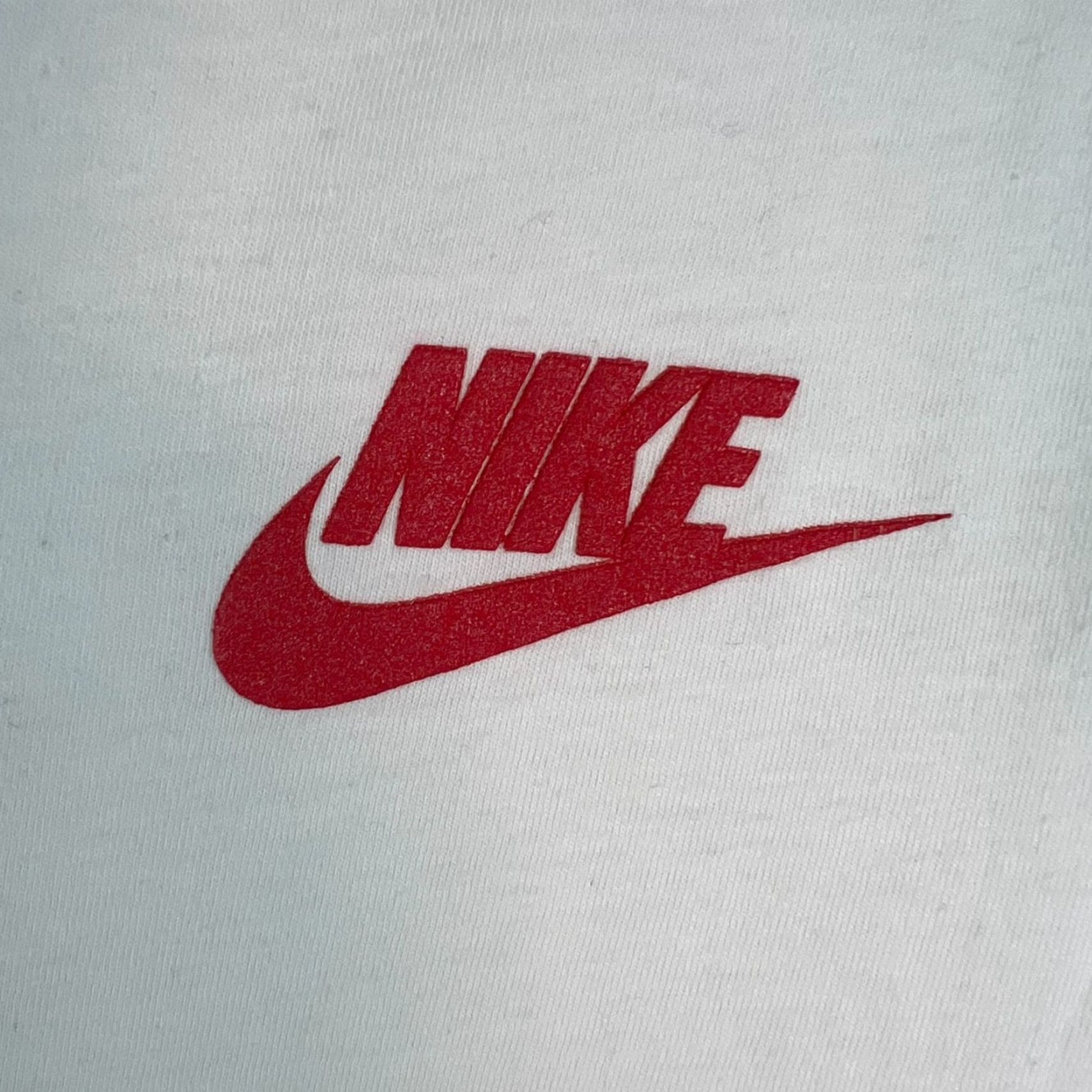 Nike Nike Shirt Adult Small White Red Spell Out Gym Outdoors Lightweight Men Size US S / EU 44-46 / 1 - 2 Thumbnail