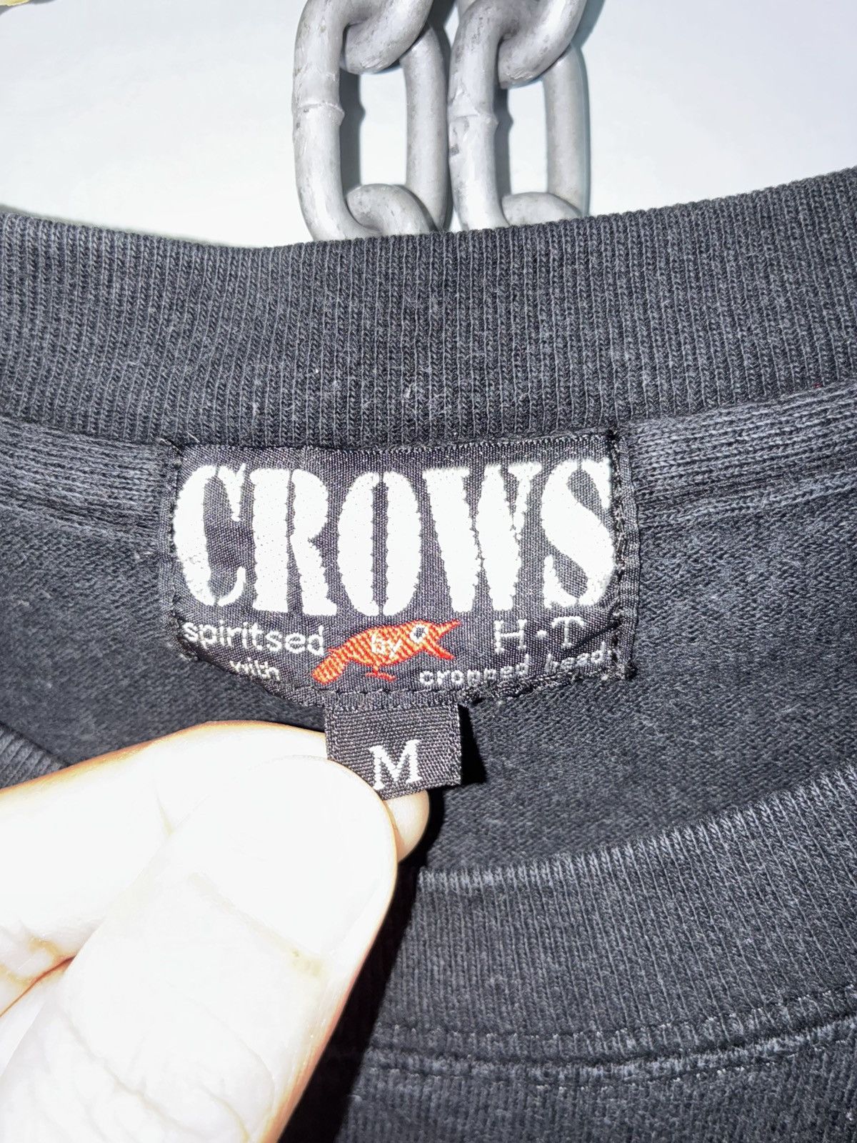 Japanese Brand Crows T.F.O.A skull head t shirt Size US M / EU 48-50 / 2 - 9 Thumbnail