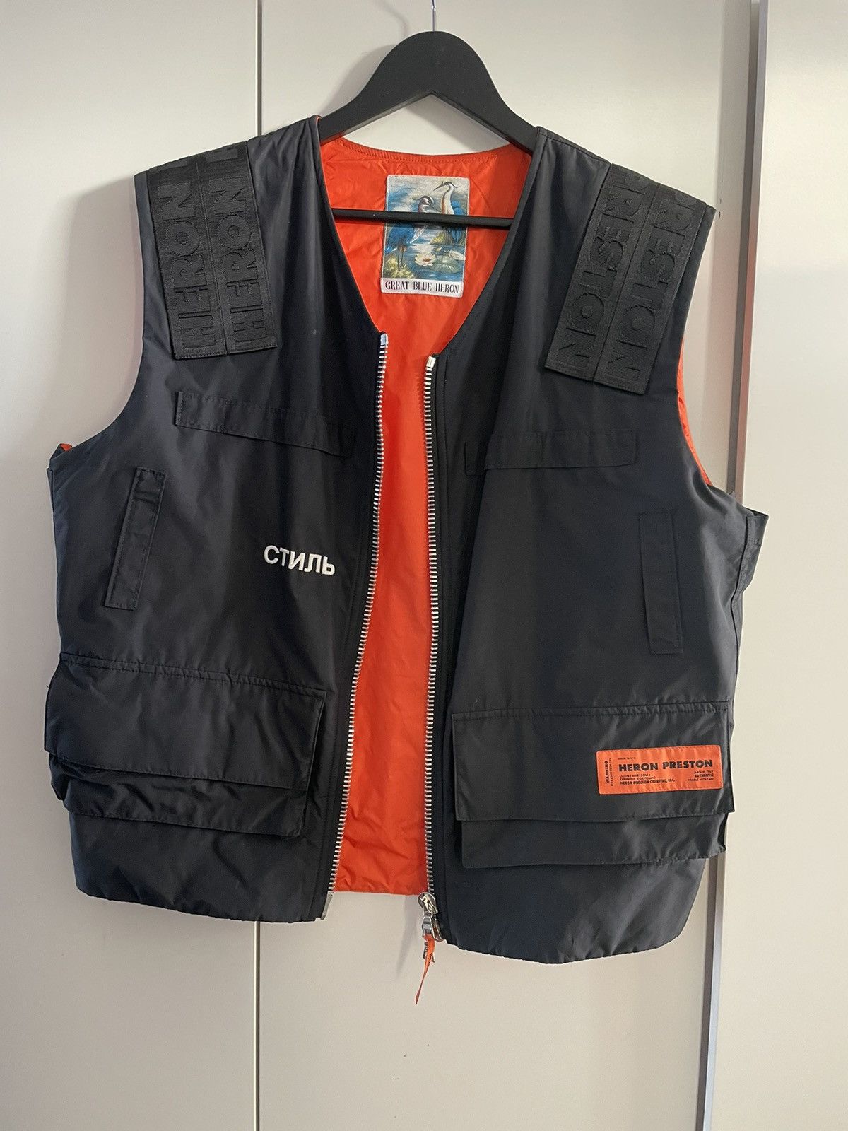 Heron Preston Heron Preston CTNMB Multipockets Vest Size US L / EU 52-54 / 3 - 3 Thumbnail