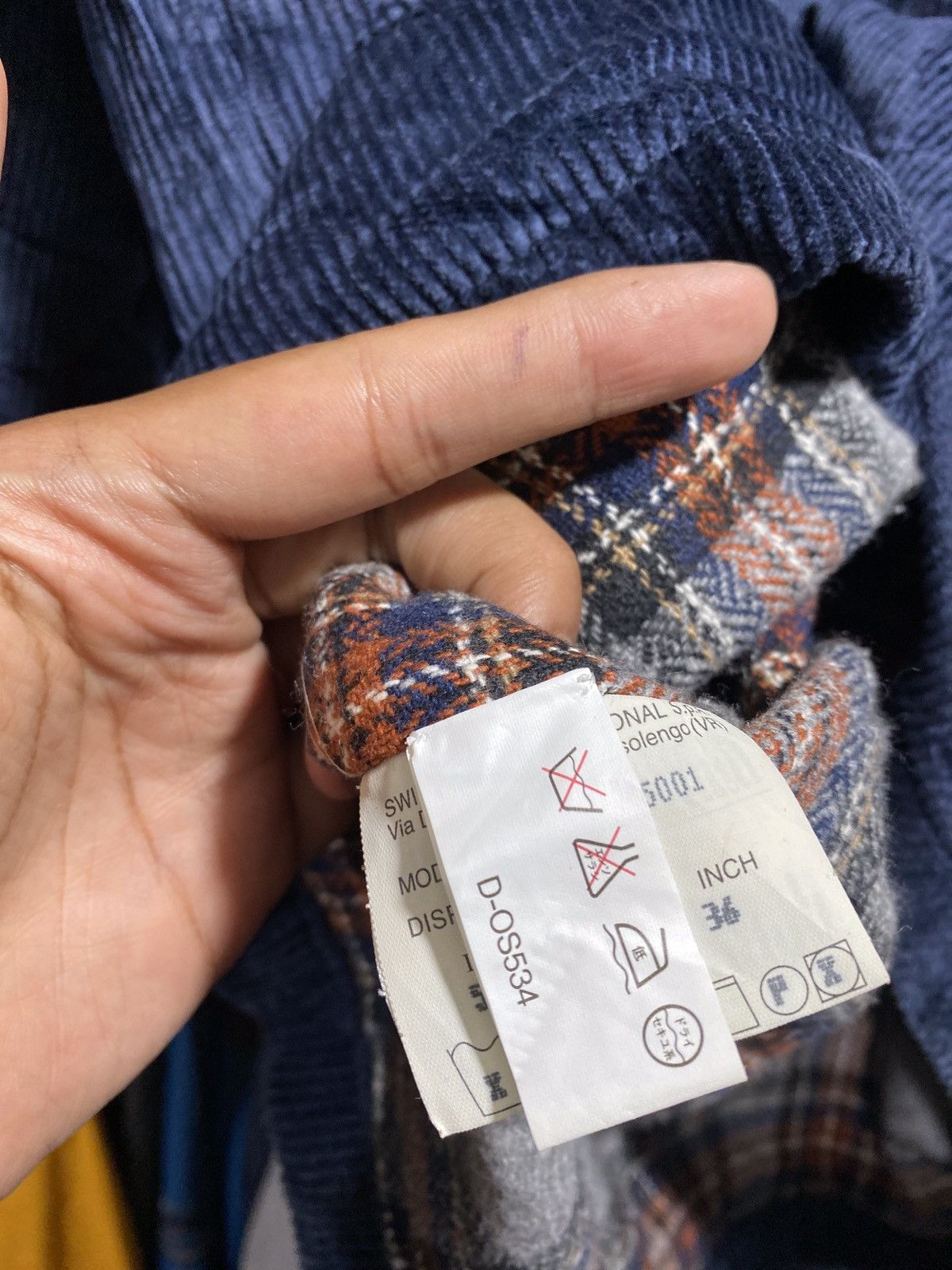 Fendi × Vintage Vintage Fendi Corduroy Blazers Jacket Size 36R - 6 Thumbnail
