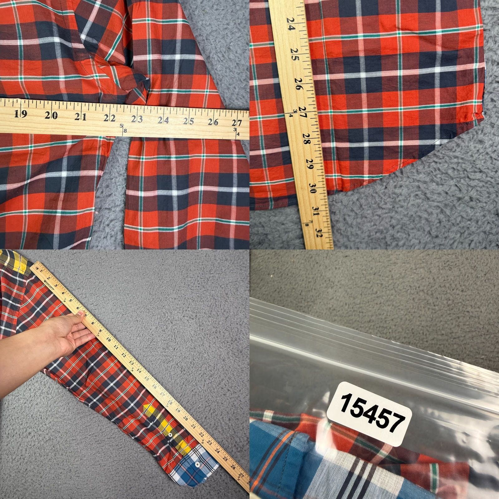 Todd Snyder VINTAGE J Press Todd Snyder Plaid Shirt Mens M Patchwork Washed Tartan Cocktail Button-Up Size US M / EU 48-50 / 2 - 8 Thumbnail