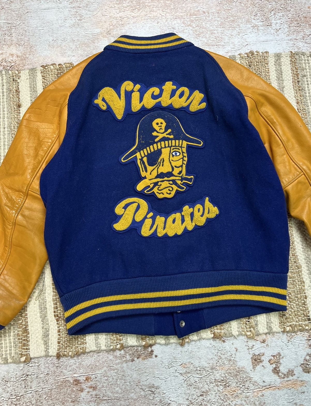 Skookum Skookum Victor Pirates vintage college bomber jacket Size US M / EU 48-50 / 2 - 8 Thumbnail