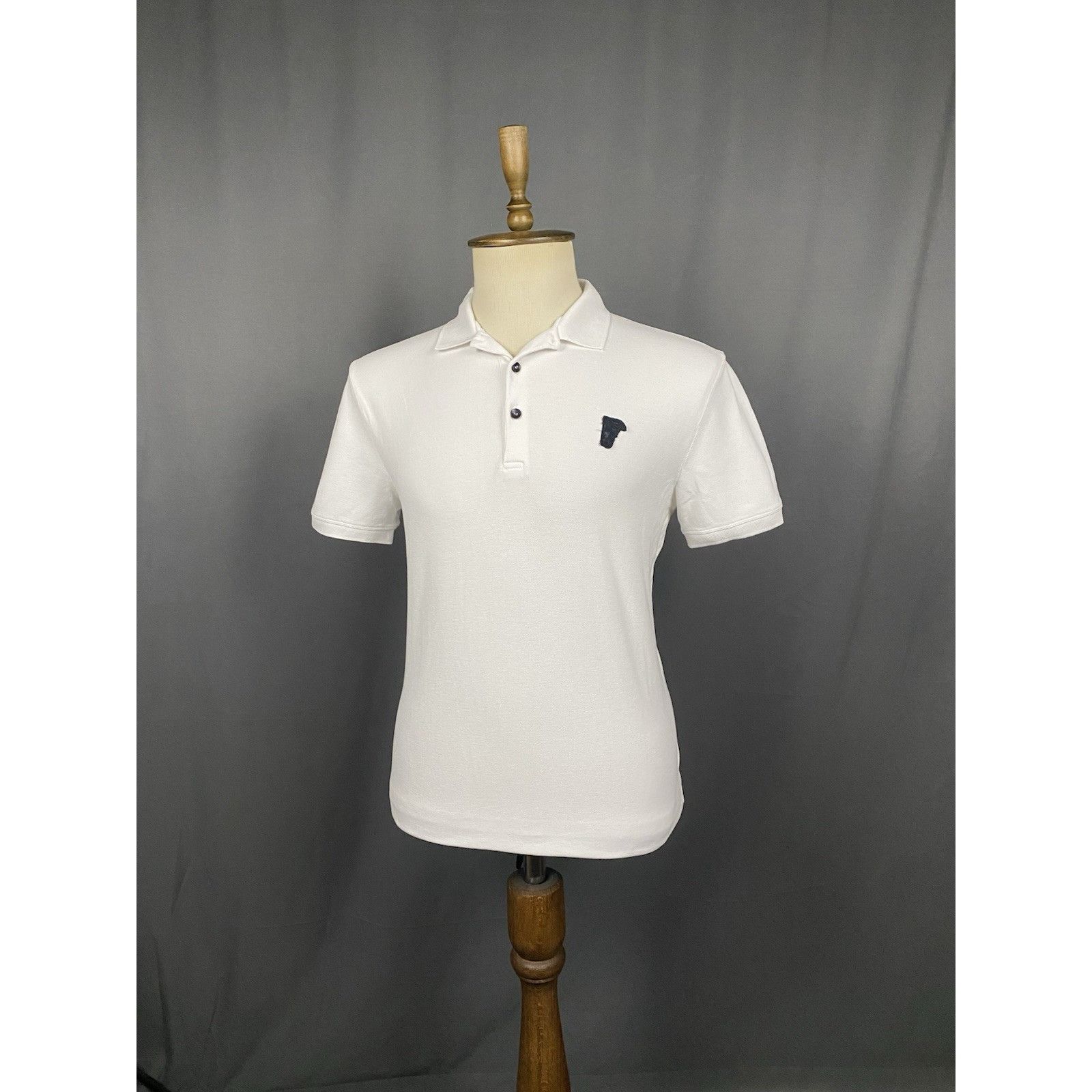 Versace Versace Collection Small Logo Men's White Polo T-Shirt Size Size US L / EU 52-54 / 3 - 2 Thumbnail