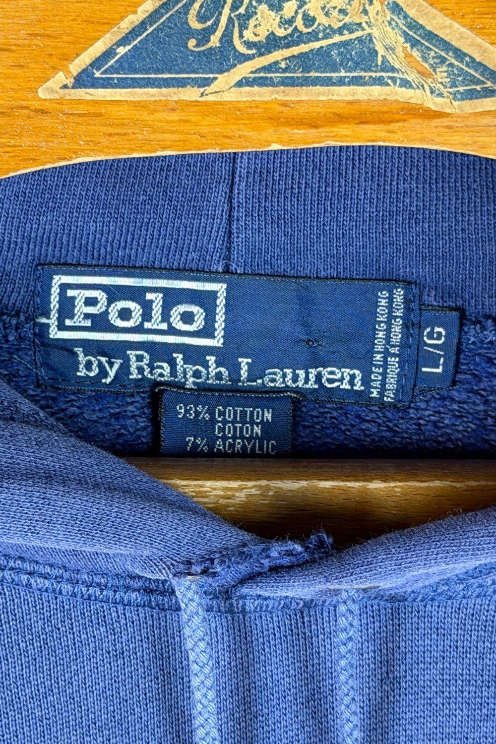 Polo Ralph Lauren fw02 Polo Ralph Lauren Polo Bear Hoodie Vintage RL Bear Size US XL / EU 56 / 4 - 4 Thumbnail