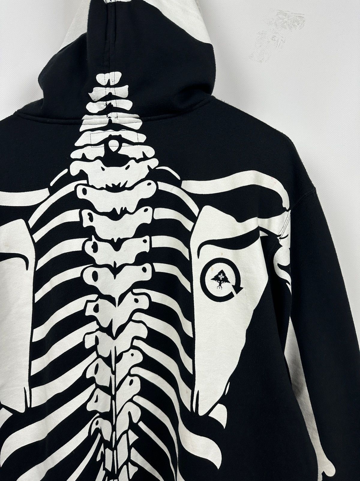 LRG 2006 Vintage LRG Dead Serious Skeleton Hoodie Size US XL / EU 56 / 4 - 15 Thumbnail