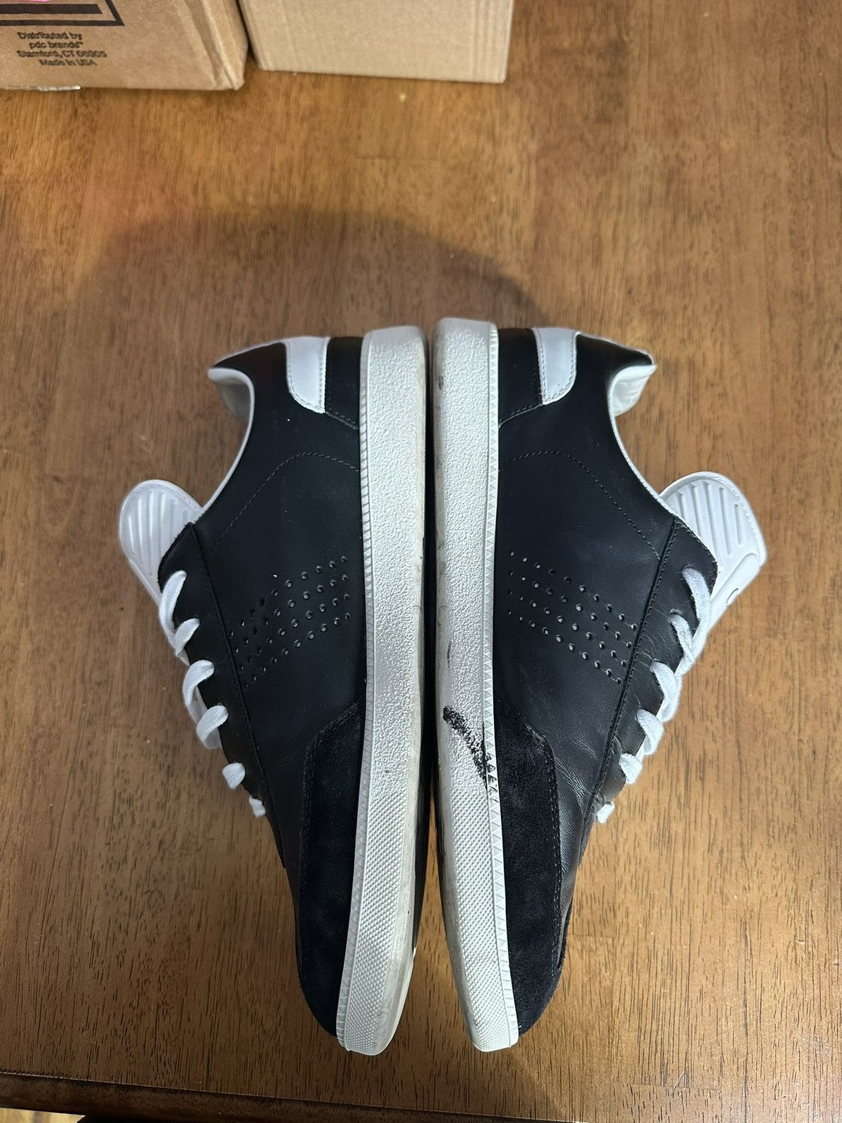 Dior Men’s Christian Dior Homme B01 Black Leather Sneakers EU 39 Size US 7.5 / EU 40-41 - 3 Thumbnail