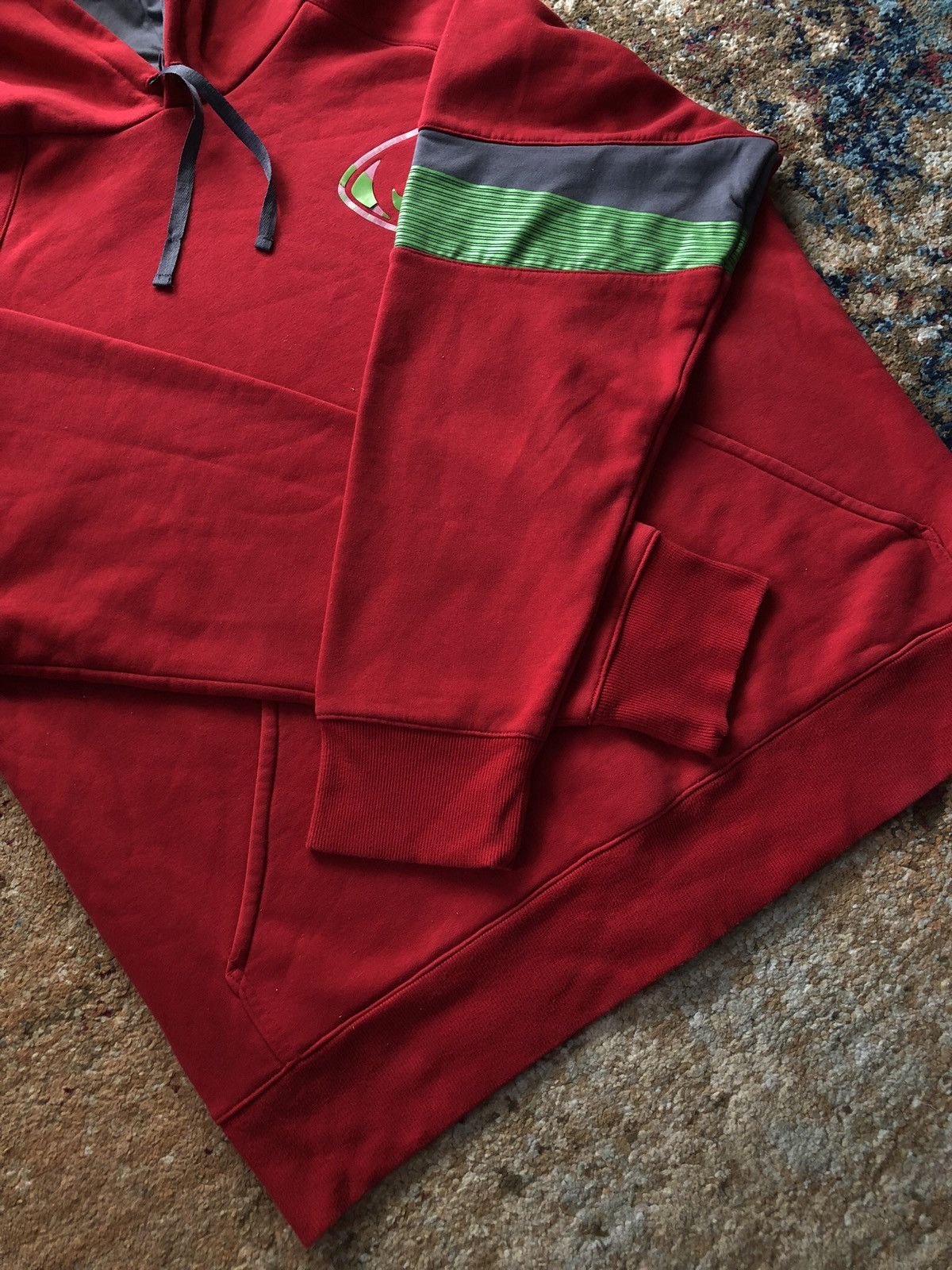 Nike × Vintage 🦀 NIKE TEAM RETRO HOODIE BIG SWOOSH LOGO Y2K 90's Size US XL / EU 56 / 4 - 4 Thumbnail
