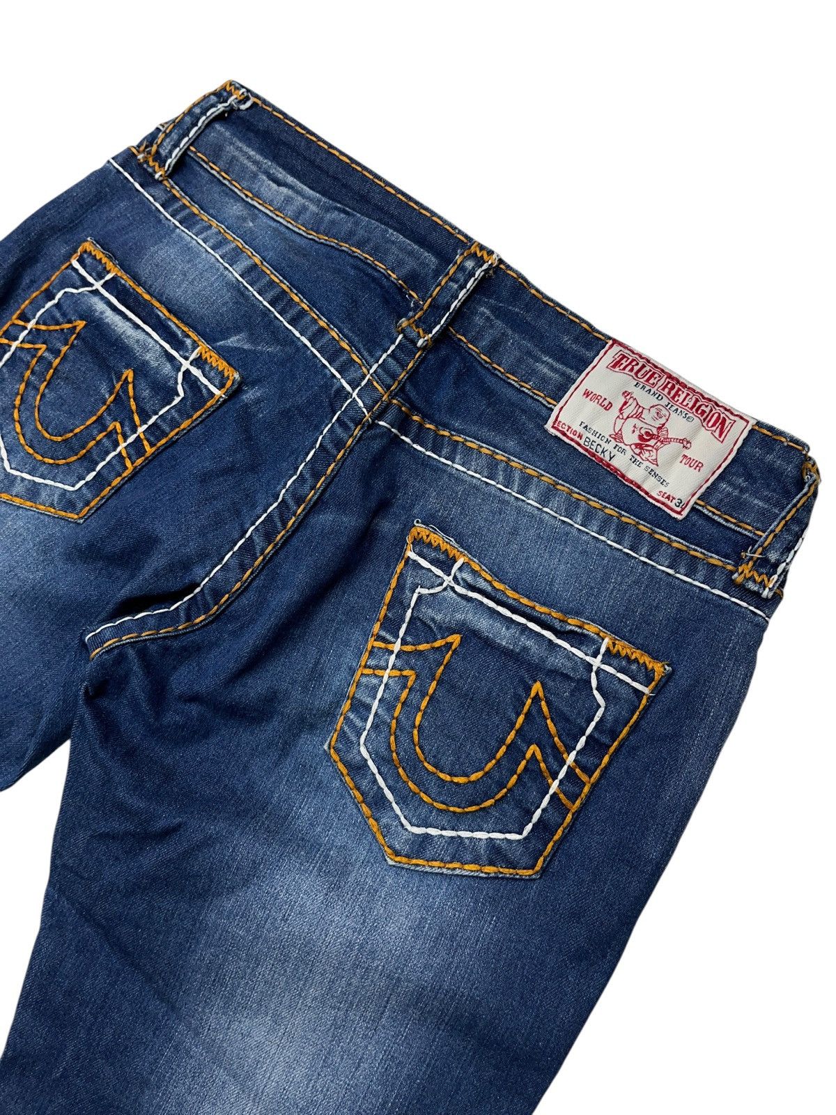 True Religion Vintage True Religion Becky Jeans Embroidered Slim Size 31 Size 31" - 11 Thumbnail